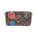 Louis Vuitton Brown Coated Canvas Pochette Shoulder Bag