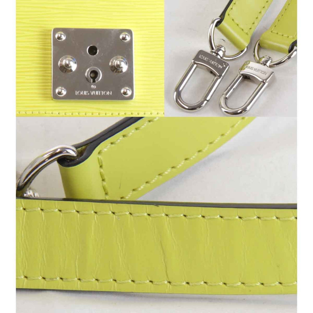 Louis Vuitton Yellow Epi Leather Handbag