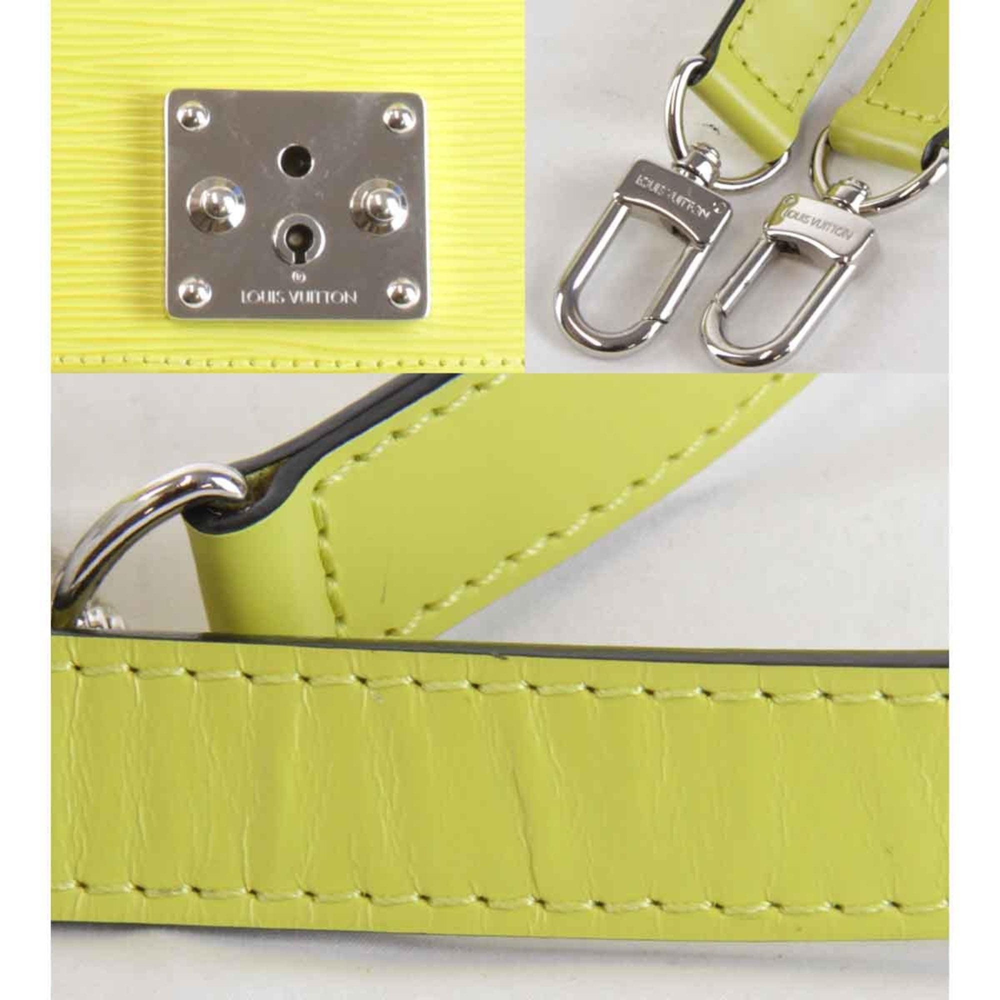 Louis Vuitton Yellow Epi Leather Handbag