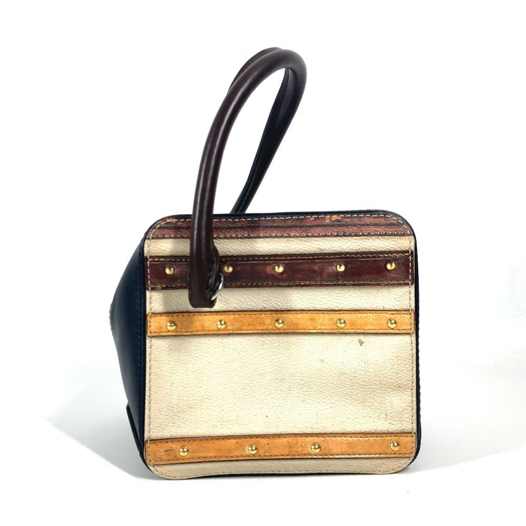 Louis Vuitton Navy Leather Handbag