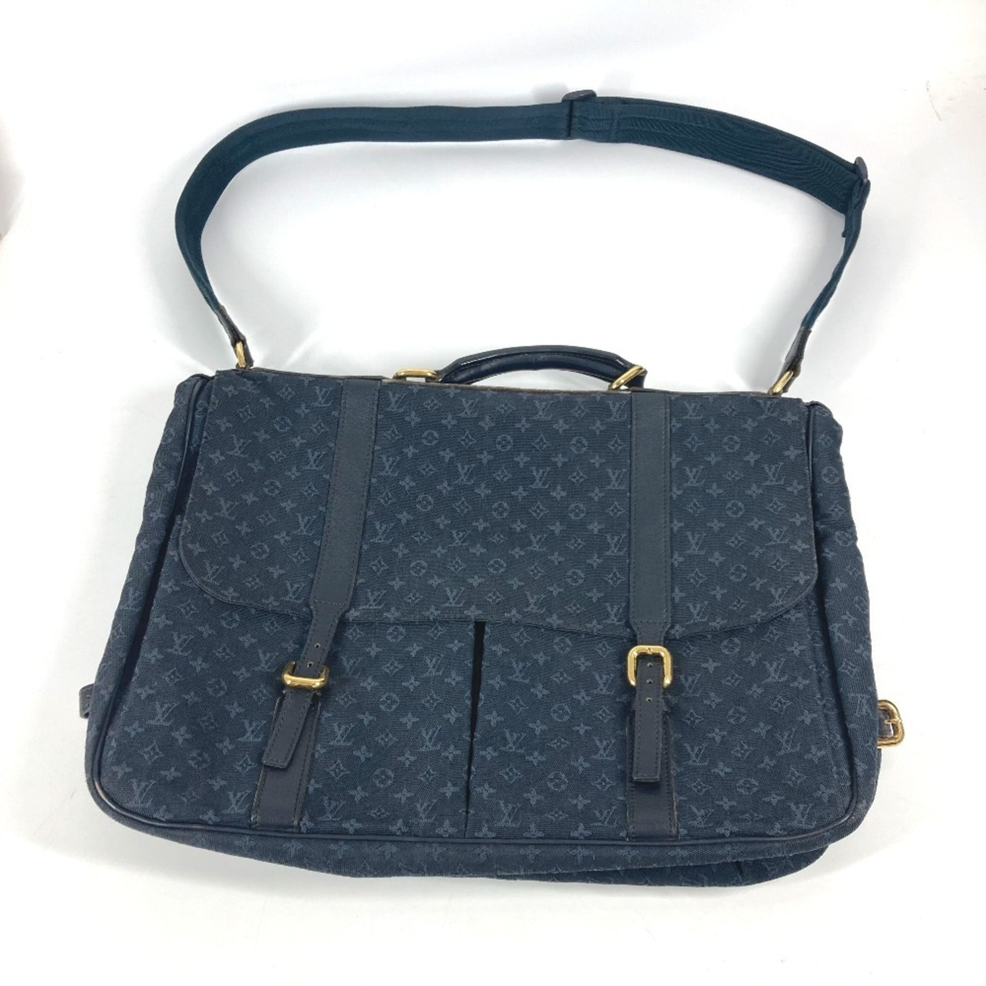 Louis Vuitton Monogram Mini Navy Monogram Mini Boston Bag Handbag Shoulder Bag