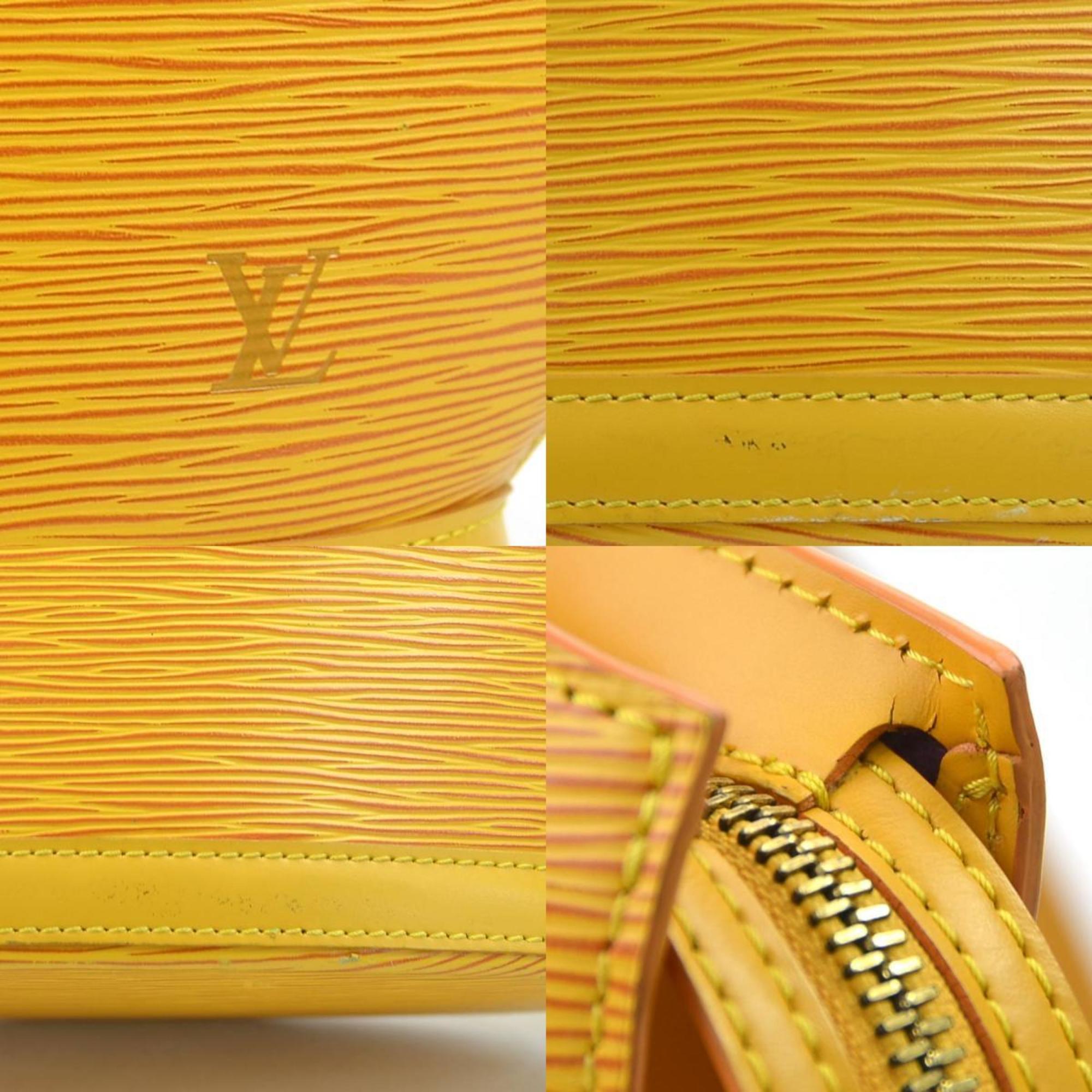 Louis Vuitton Yellow Epi Leather Shoulder Bag