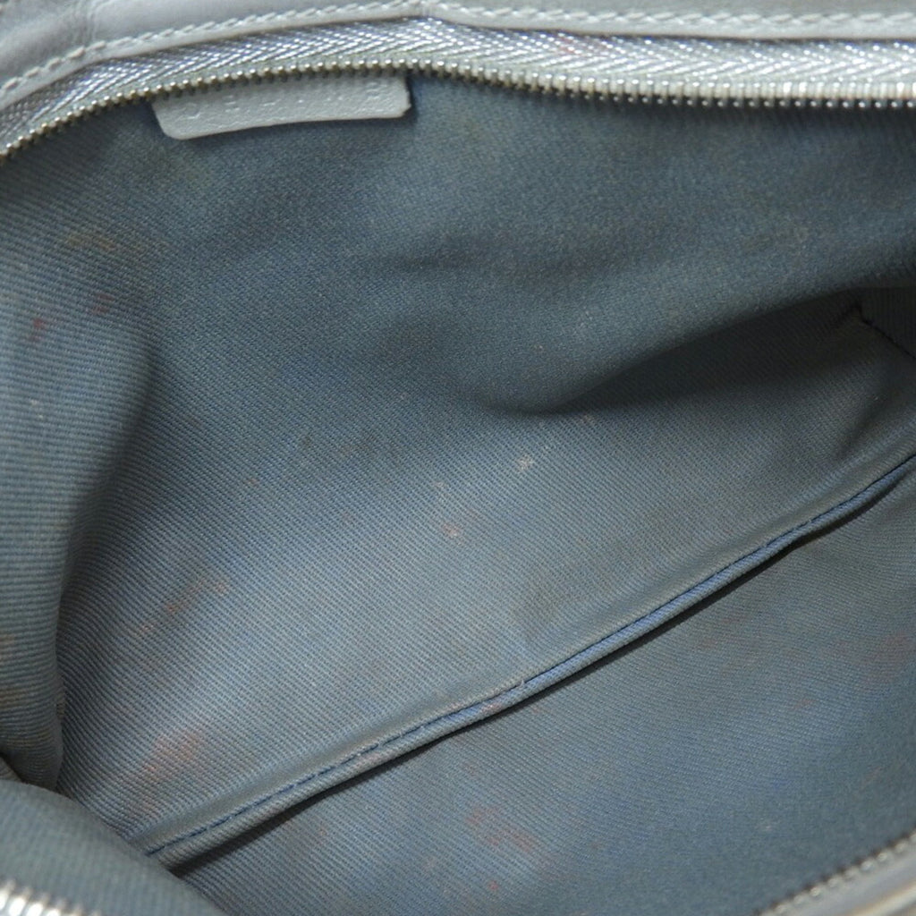 Celine Light Blue Canvas Shoulder Bag