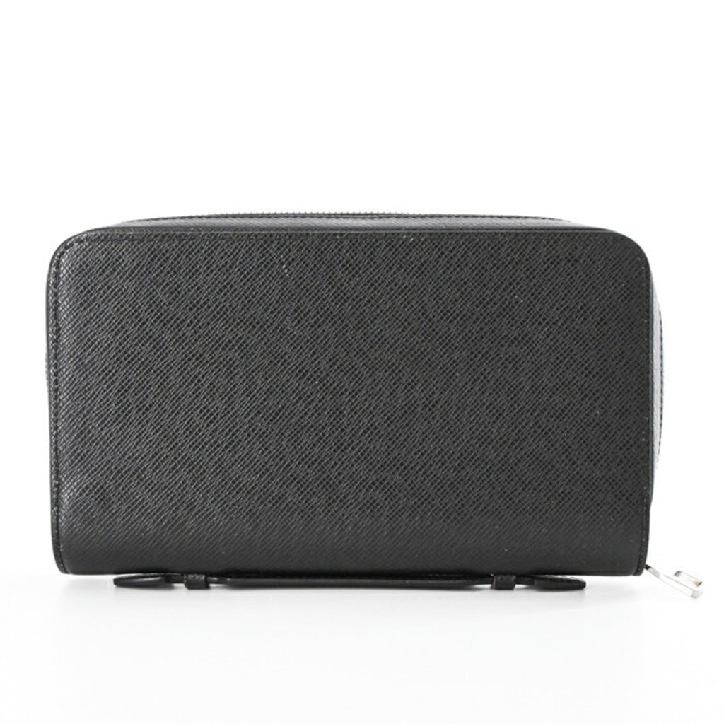 Louis Vuitton Black Monogram Eclipse Taiga Leather Long Wallet