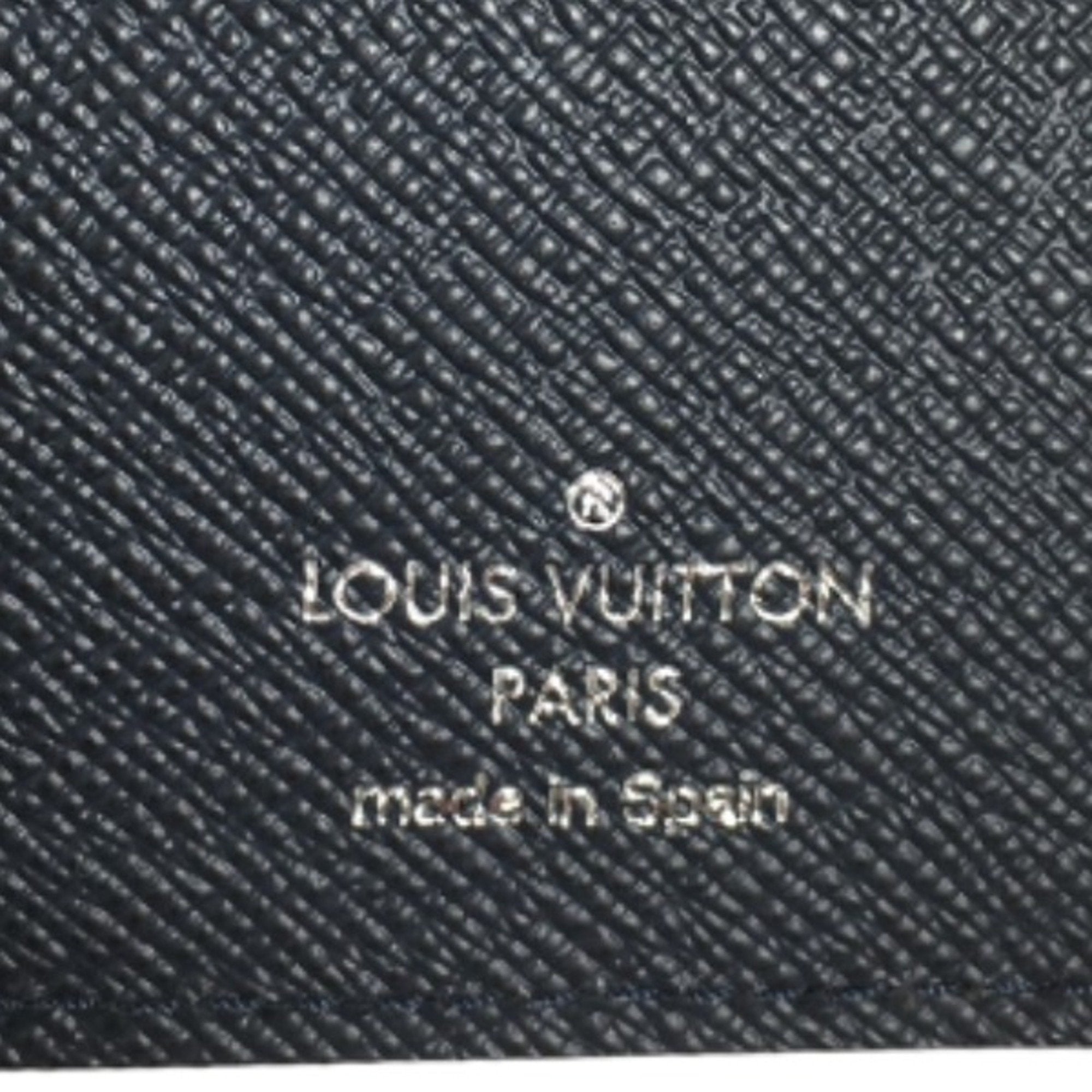 Louis Vuitton Navy Blue Epi Leather Long Wallet