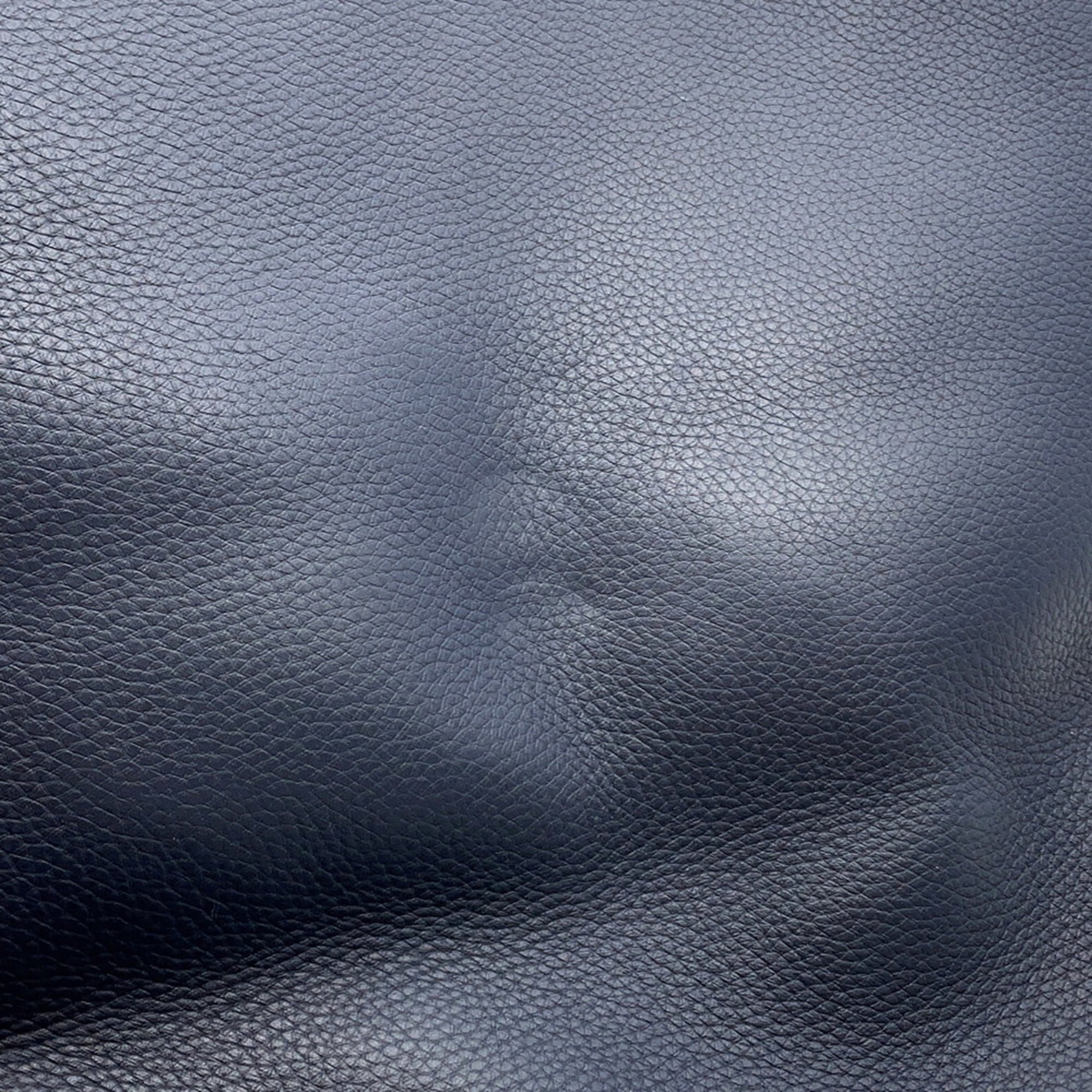 Louis Vuitton Navy Leather Shoulder Bag