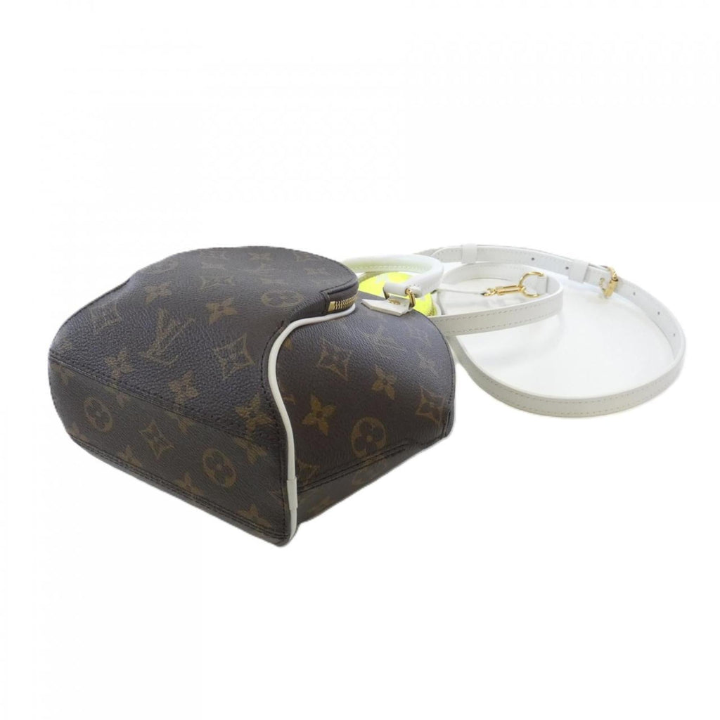 Louis Vuitton Brown Coated Canvas Leather Handbag