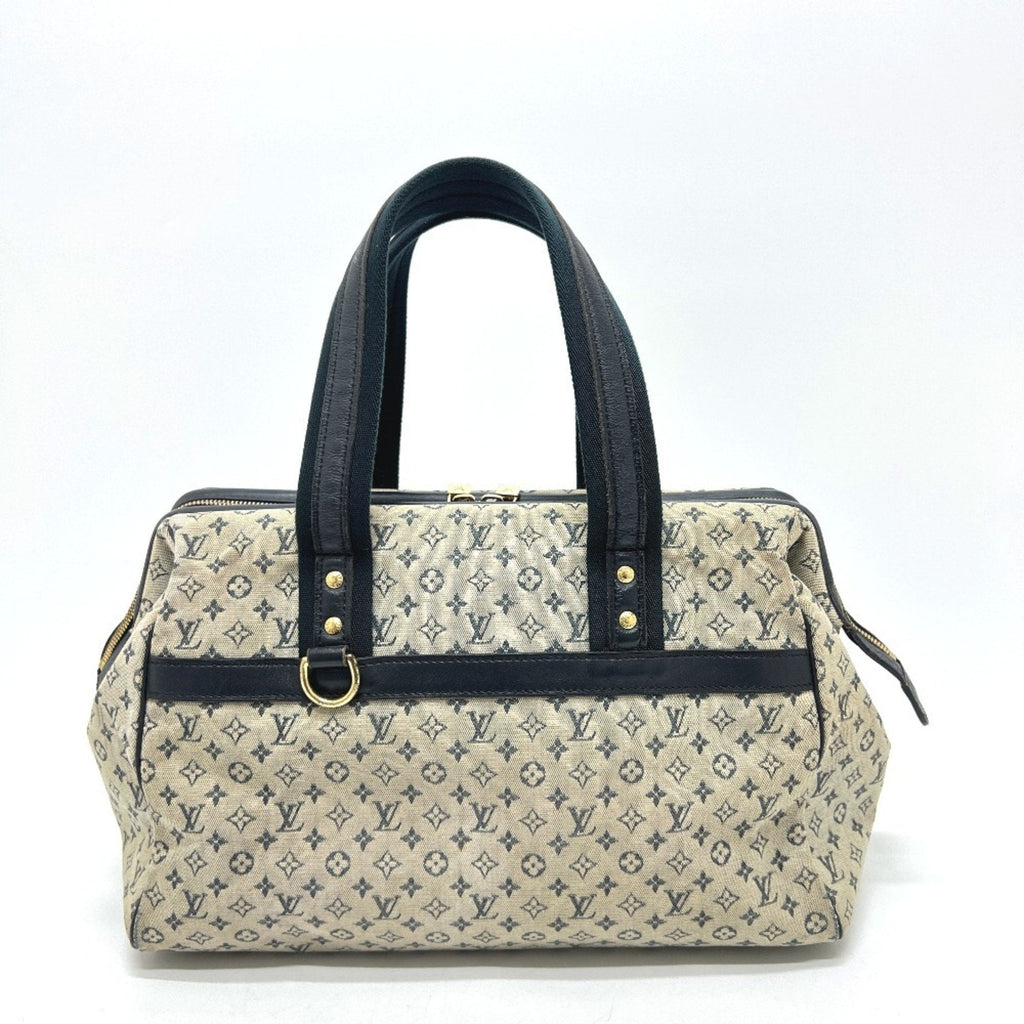 Louis Vuitton Galle Monogram Navy Monogram Mini Boston Bag Handbag
