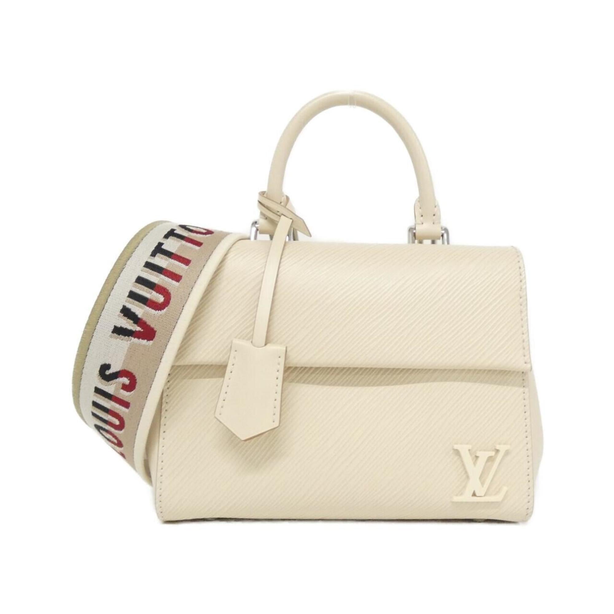 Louis Vuitton Epi Silver Leather Handbag