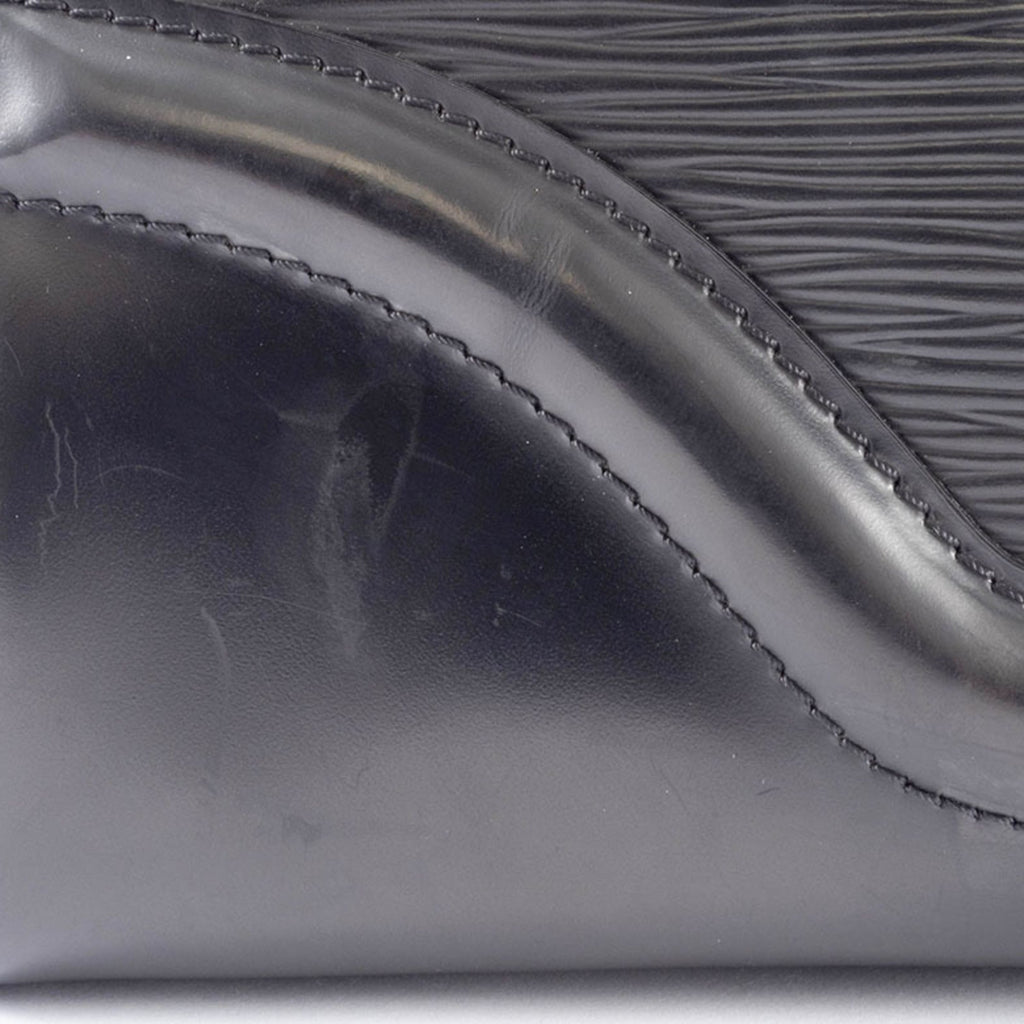 Louis Vuitton Noir Epi Leather Handbag