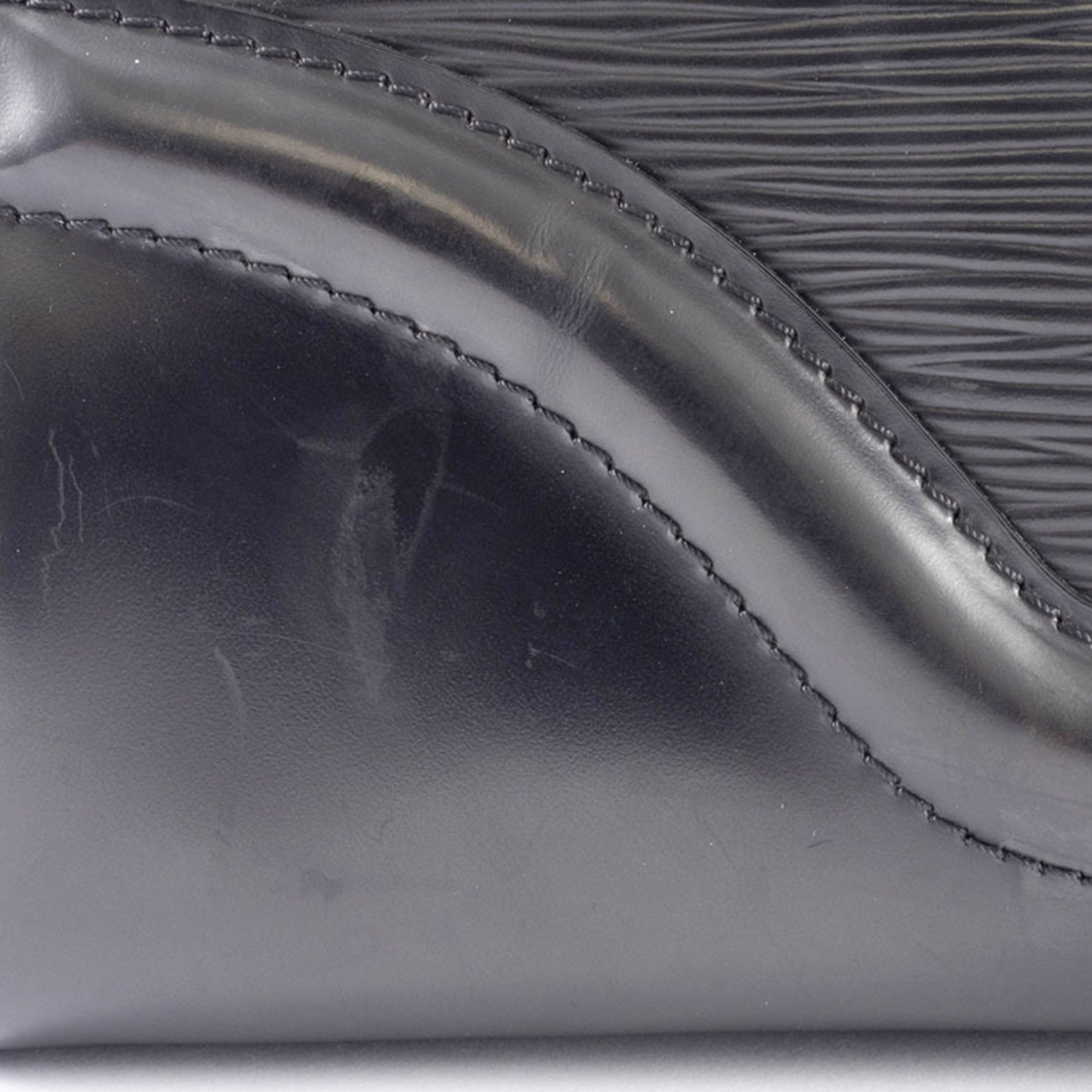 Louis Vuitton Noir Epi Leather Handbag
