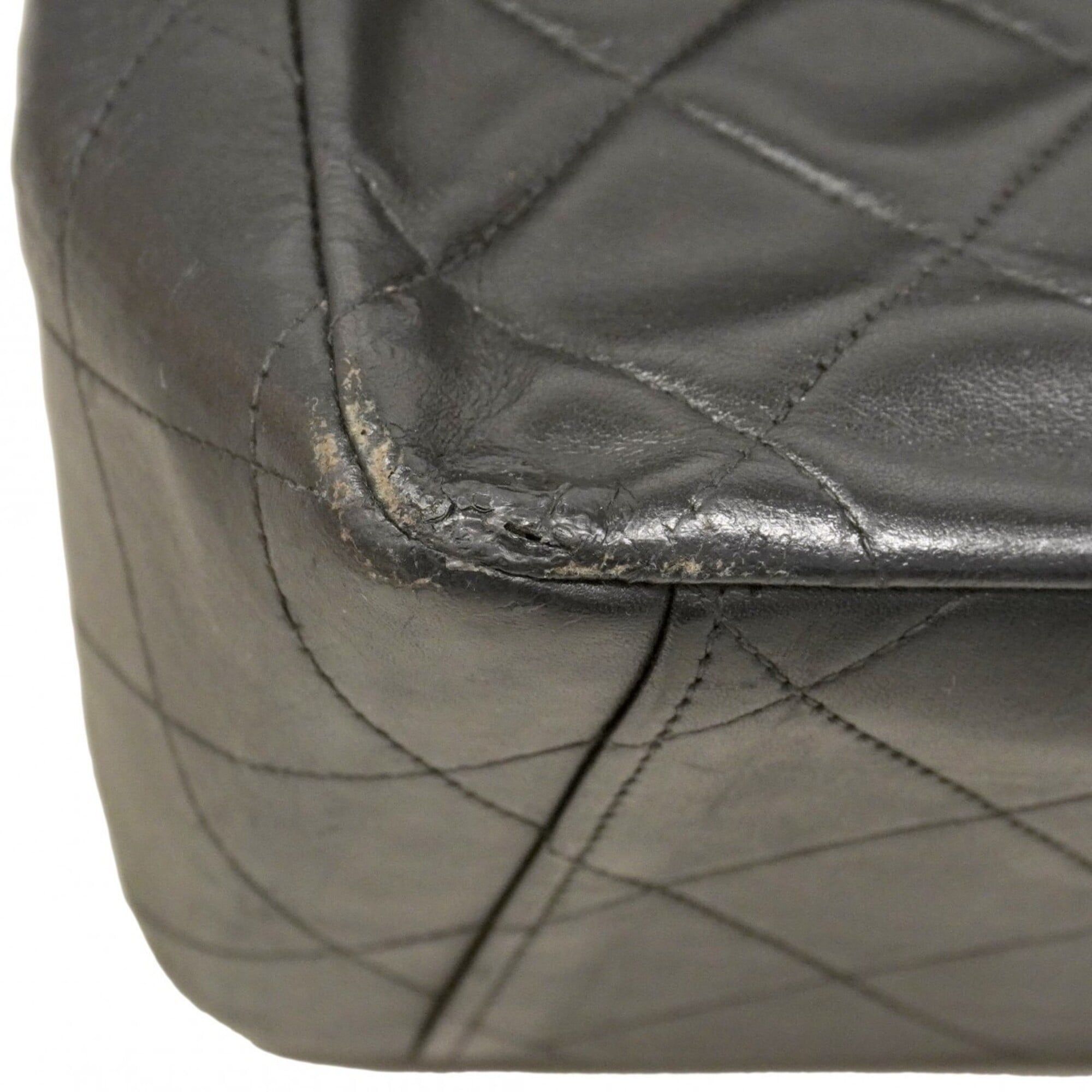 Chanel Black Leather Shoulder Bag