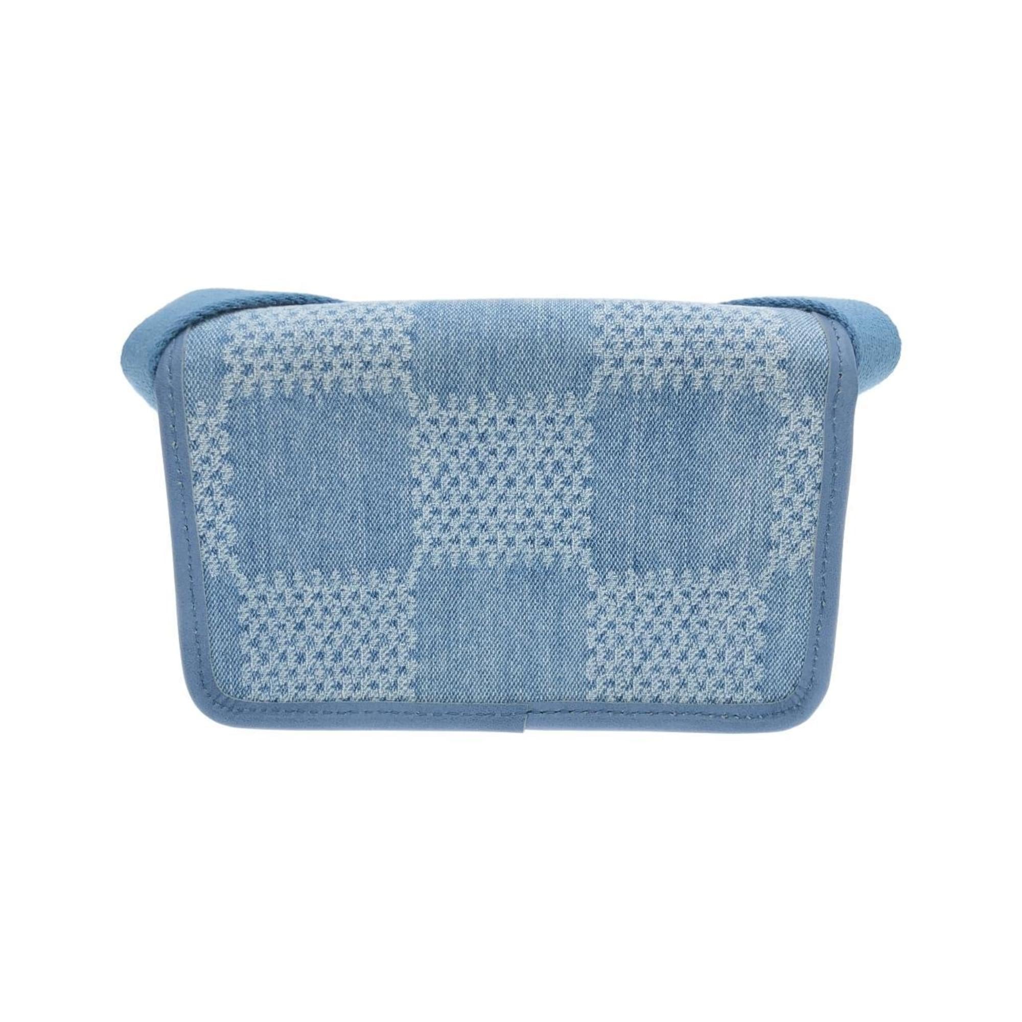 Louis Vuitton Blue Denim Canvas Shoulder Bag