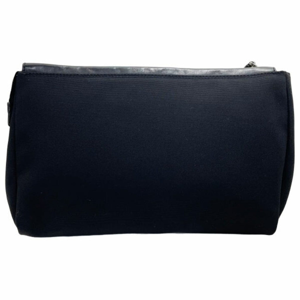 Gucci Black Nylon Leather Clutch Bag (Pre-Owned)