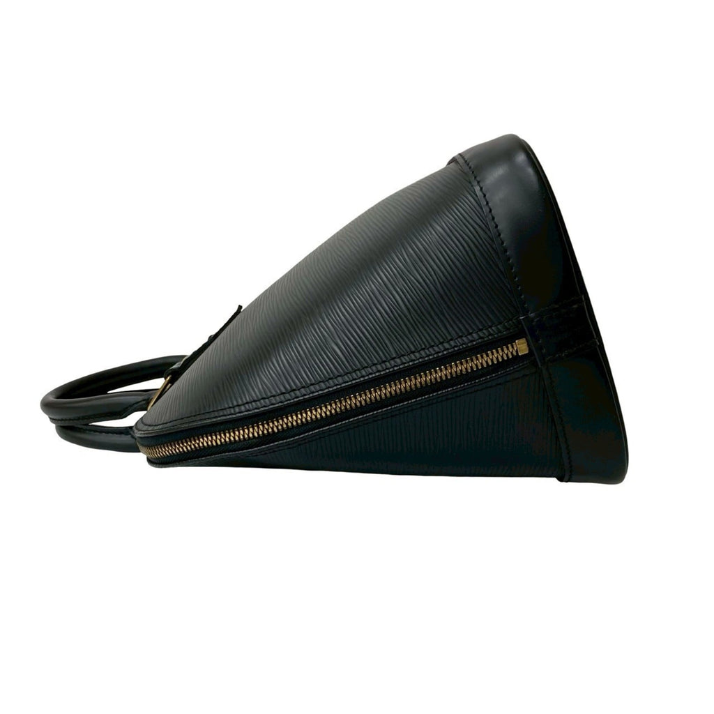 Louis Vuitton Black Epi Leather Boston Bag Handbag