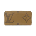Louis Vuitton Marron Coated Canvas Long Wallet