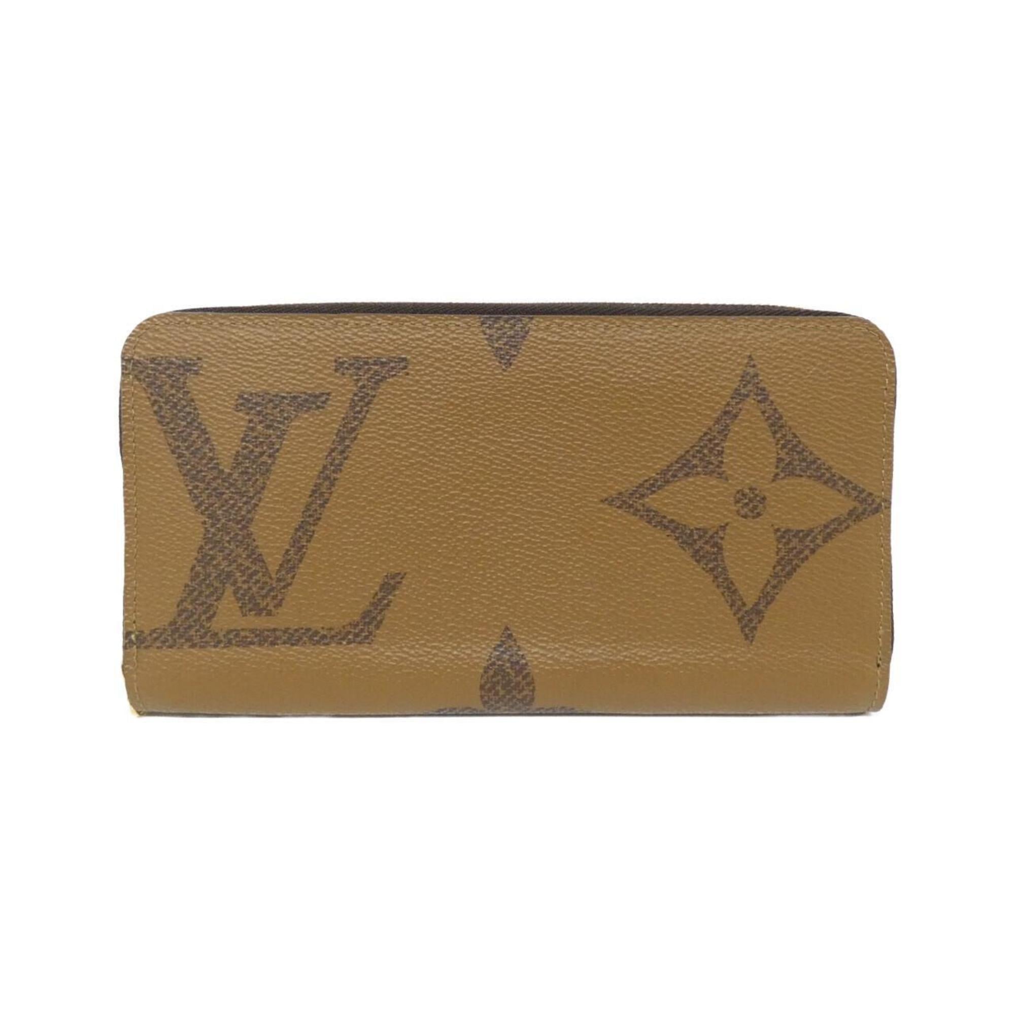Louis Vuitton Marron Coated Canvas Long Wallet