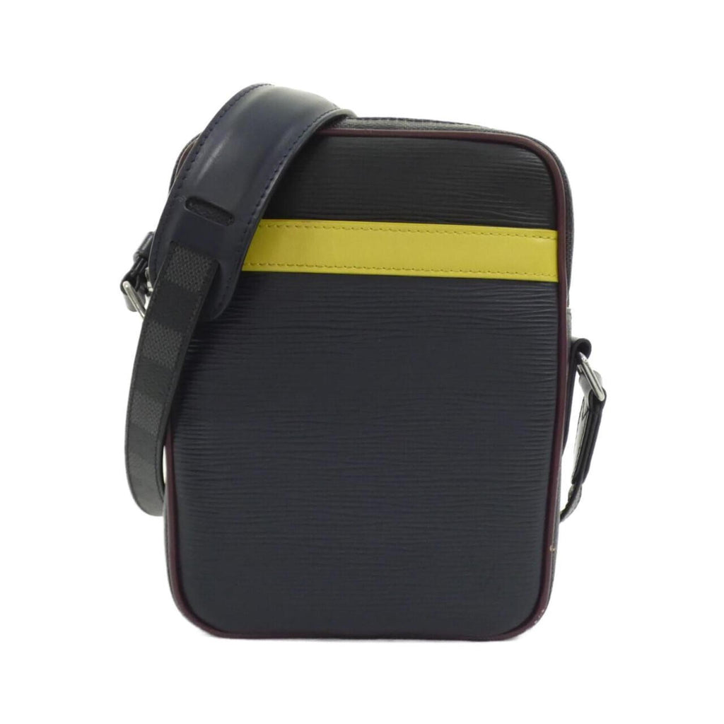 Louis Vuitton Graphite Coated Canvas Leather Shoulder Bag