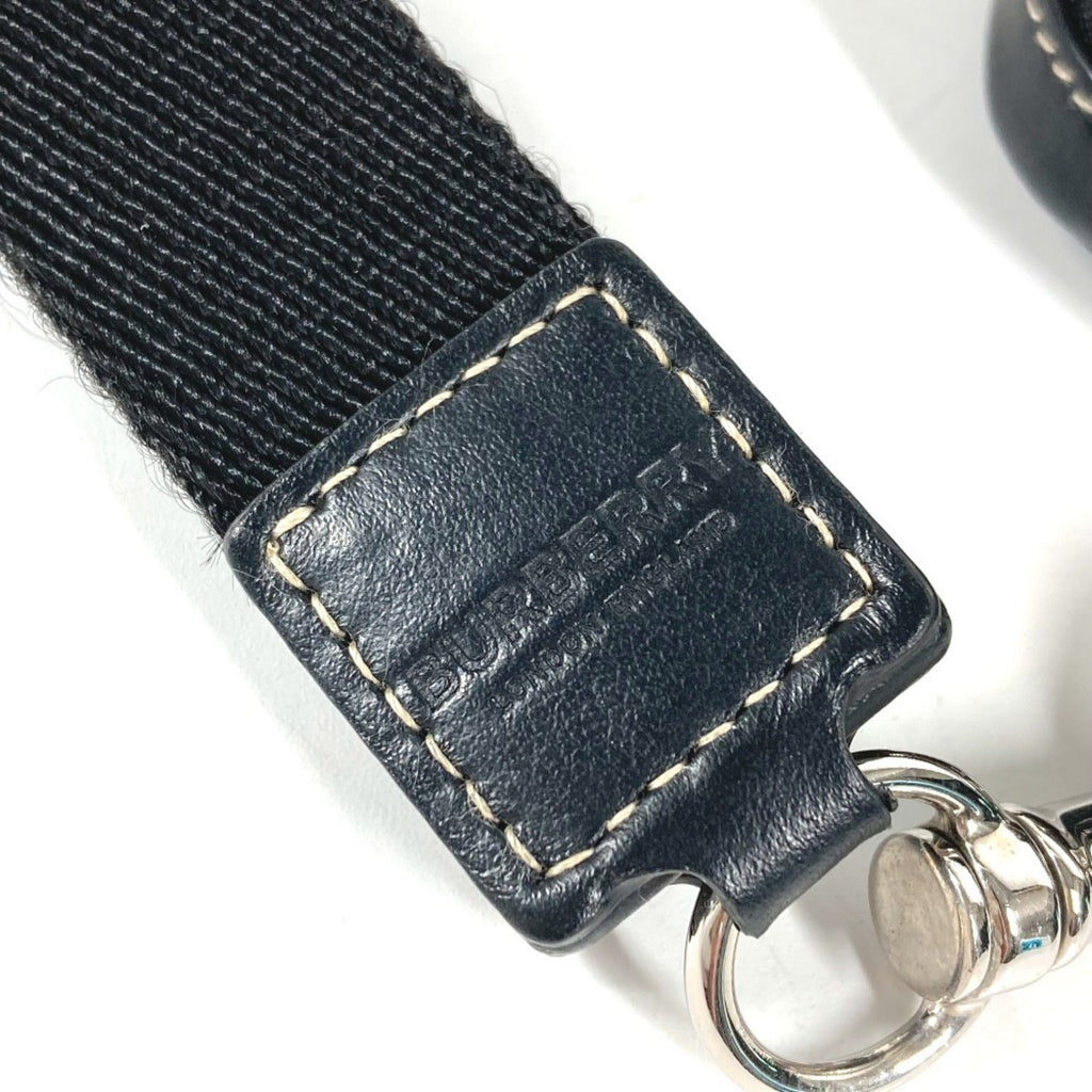 Burberry Black White Pvc Leather Coin Purse/Coin Case