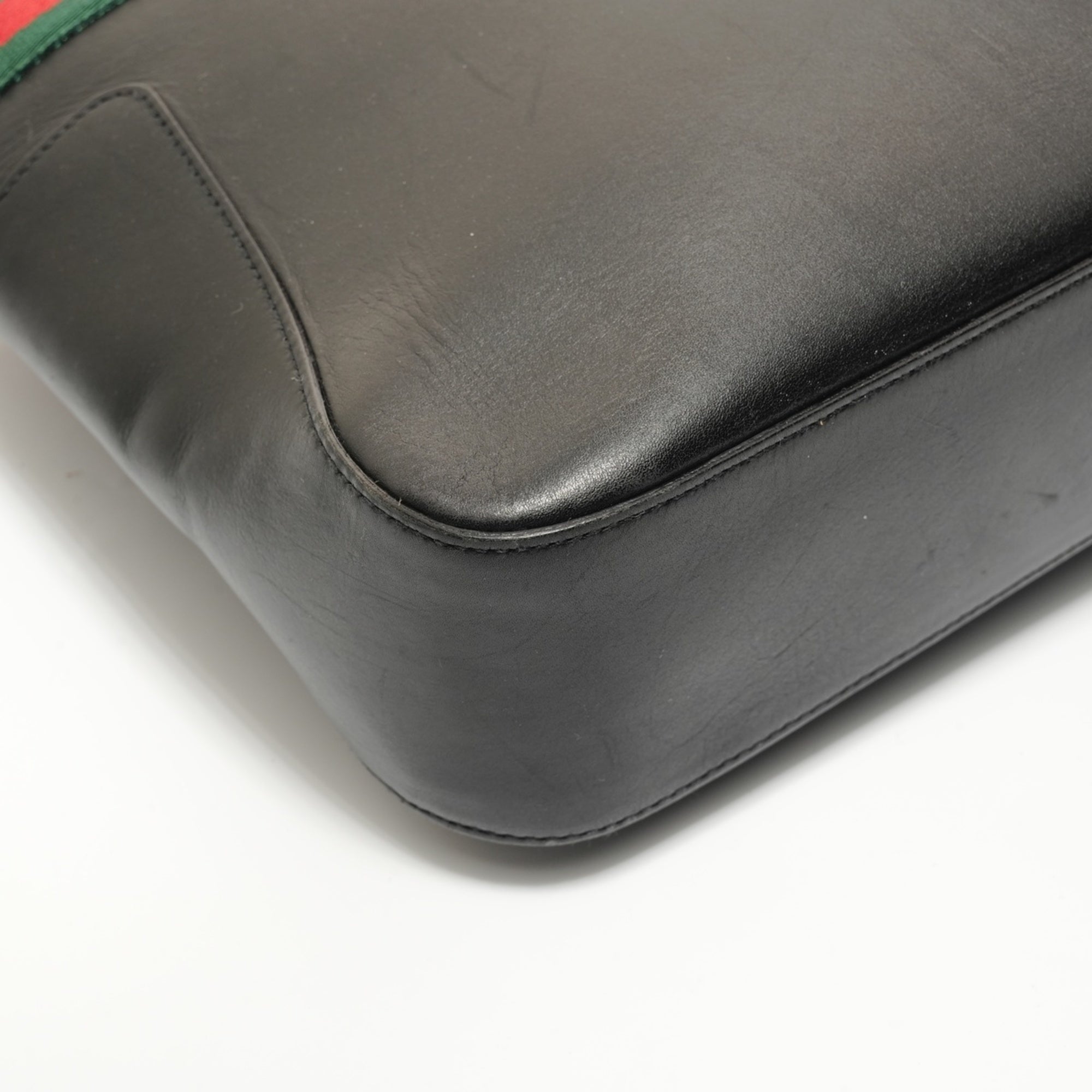 Gucci Black Leather Tote Bag (Pre-Owned)
