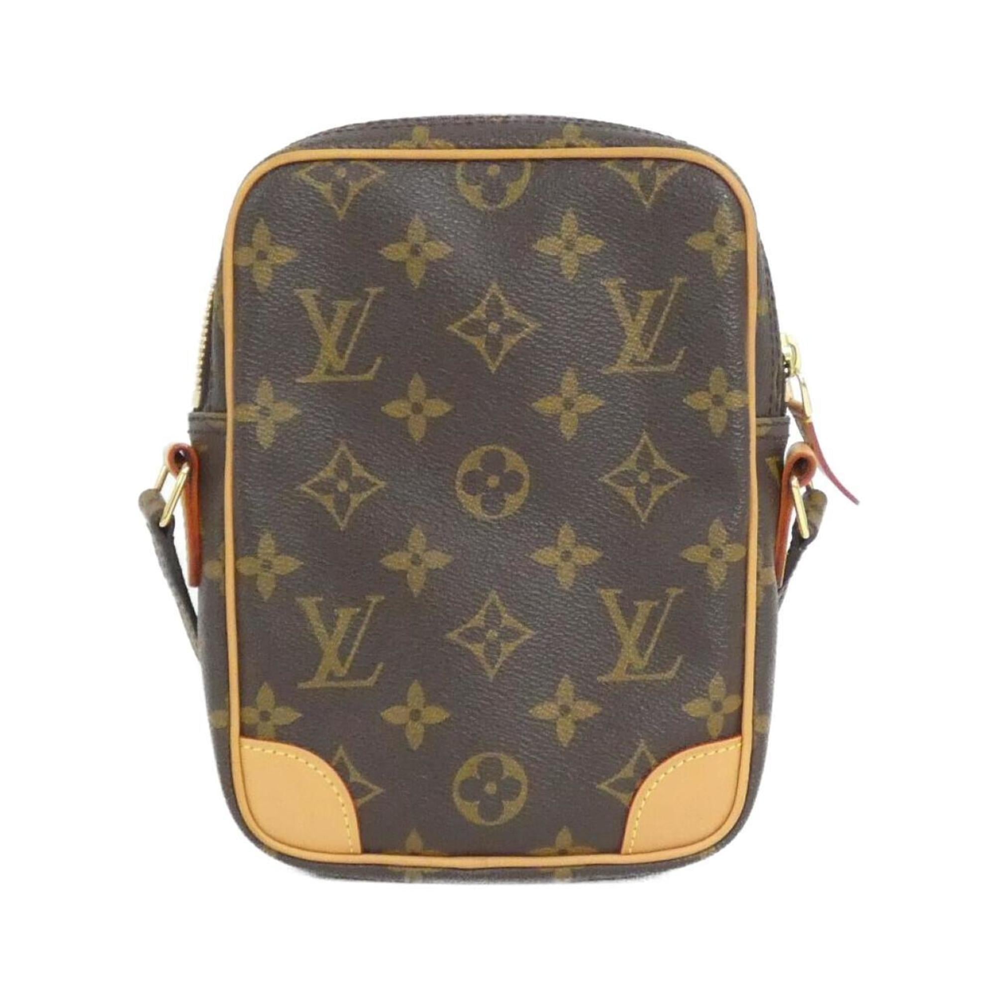 Louis Vuitton Brown Marron Coated Canvas Shoulder Bag
