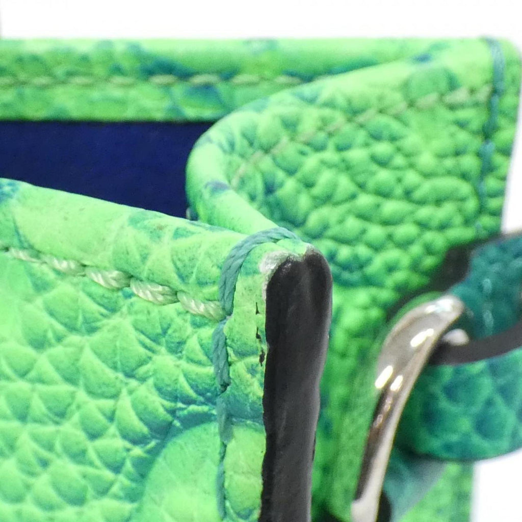 Louis Vuitton Blue Leather Shoulder Bag