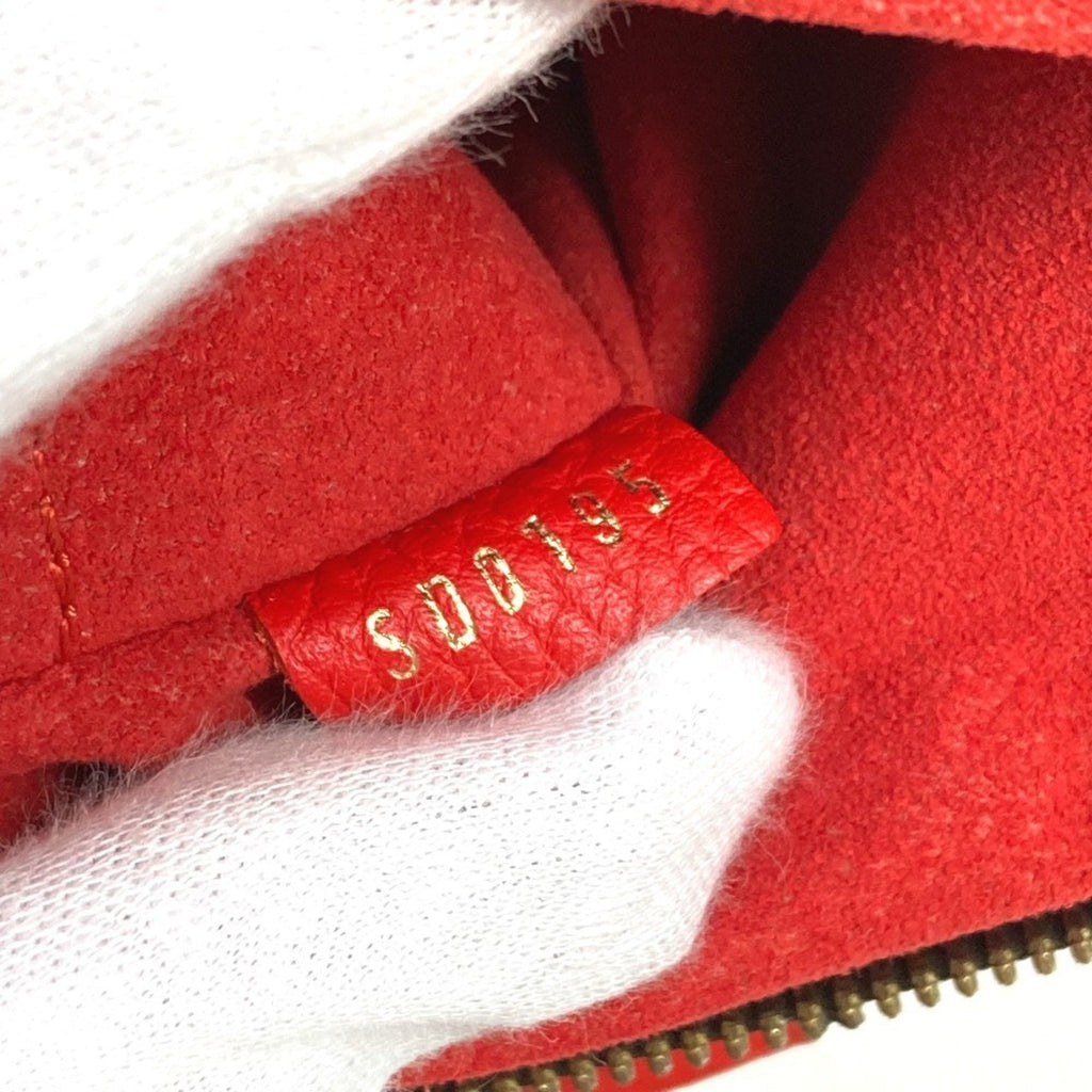 Louis Vuitton Brown Red Color Monogram Shoulder Bag