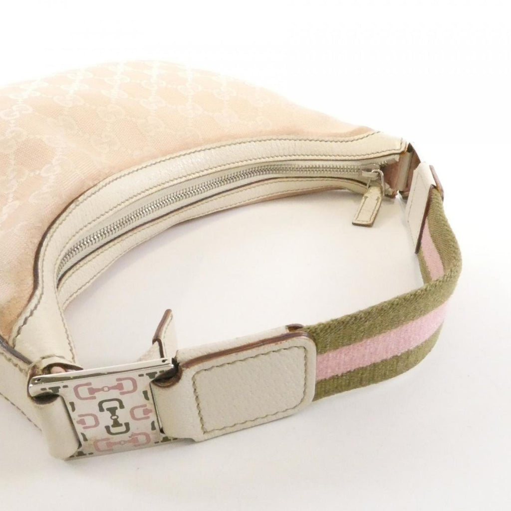 Gucci Pink Gg Canvas Shoulder Bag (Pre-Owned)