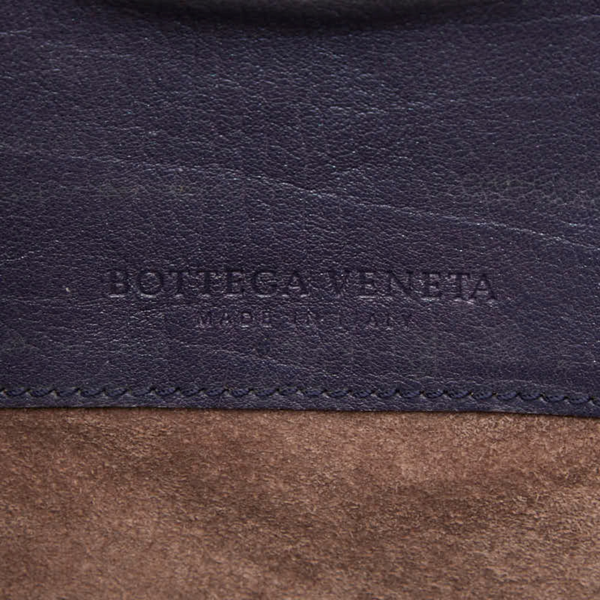 Bottega Veneta Purple Leather Shoulder Bag