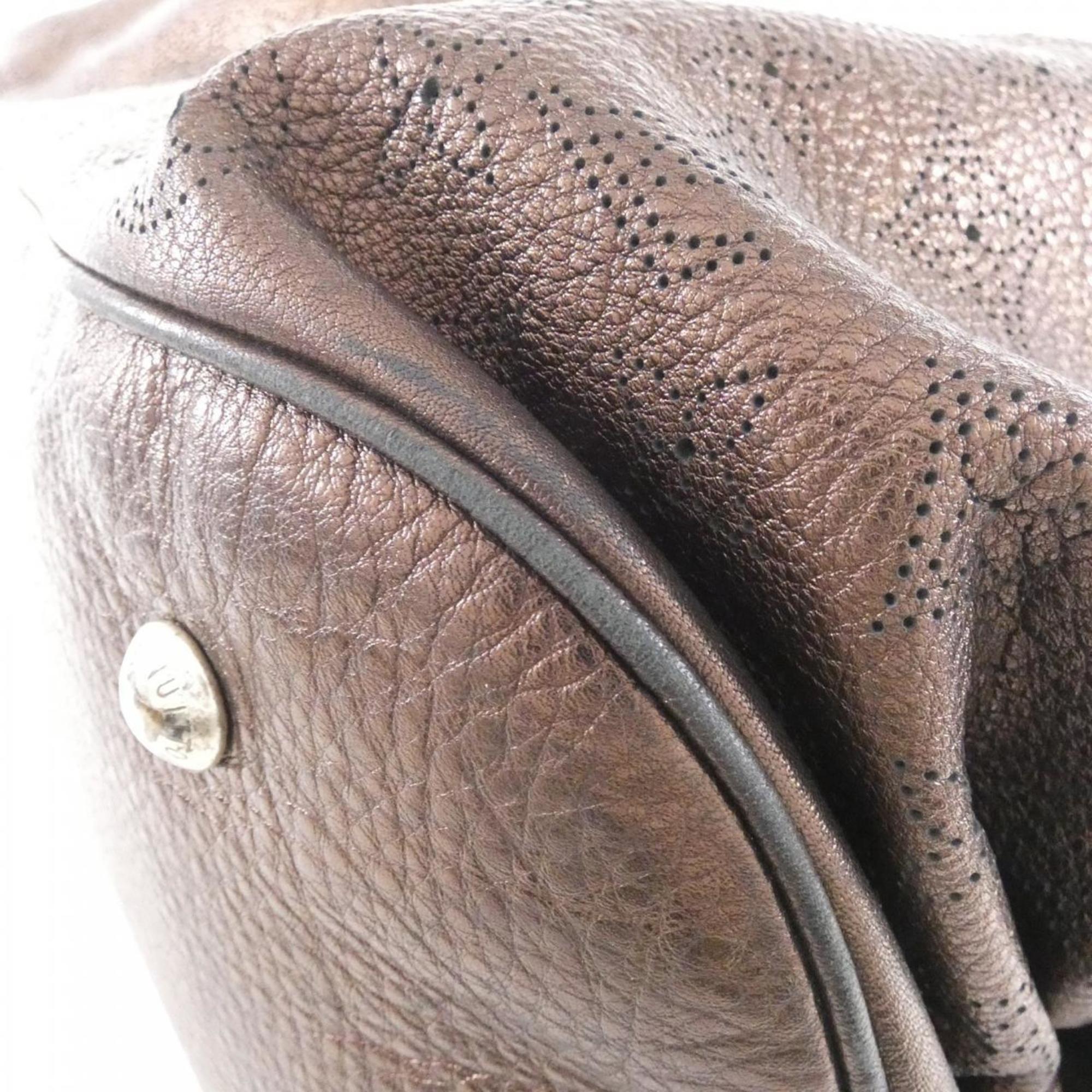 Louis Vuitton Brown Mahina Leather Shoulder Bag
