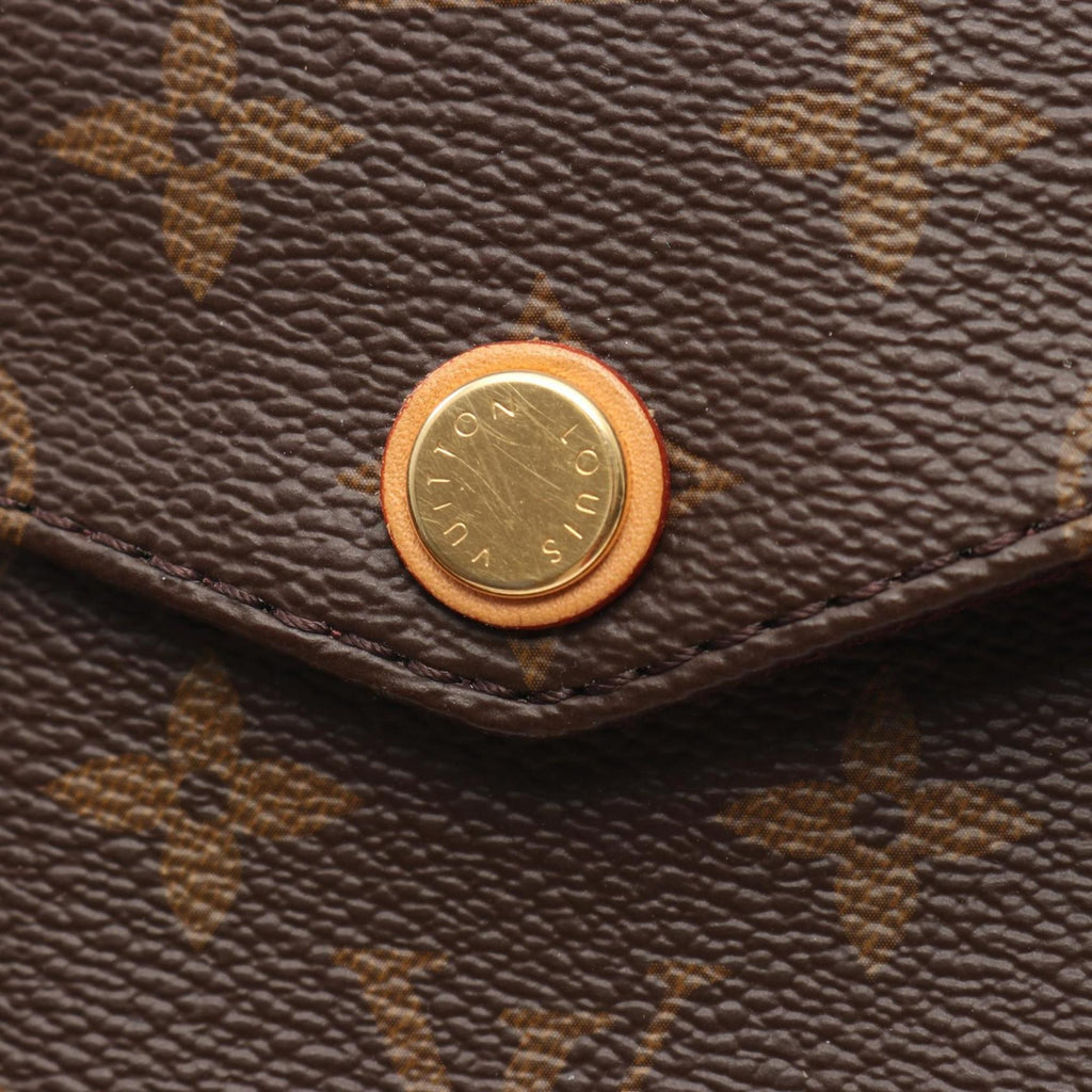 Louis Vuitton Brown Monogram Coated Canvas Leather Handbag Shoulder Bag
