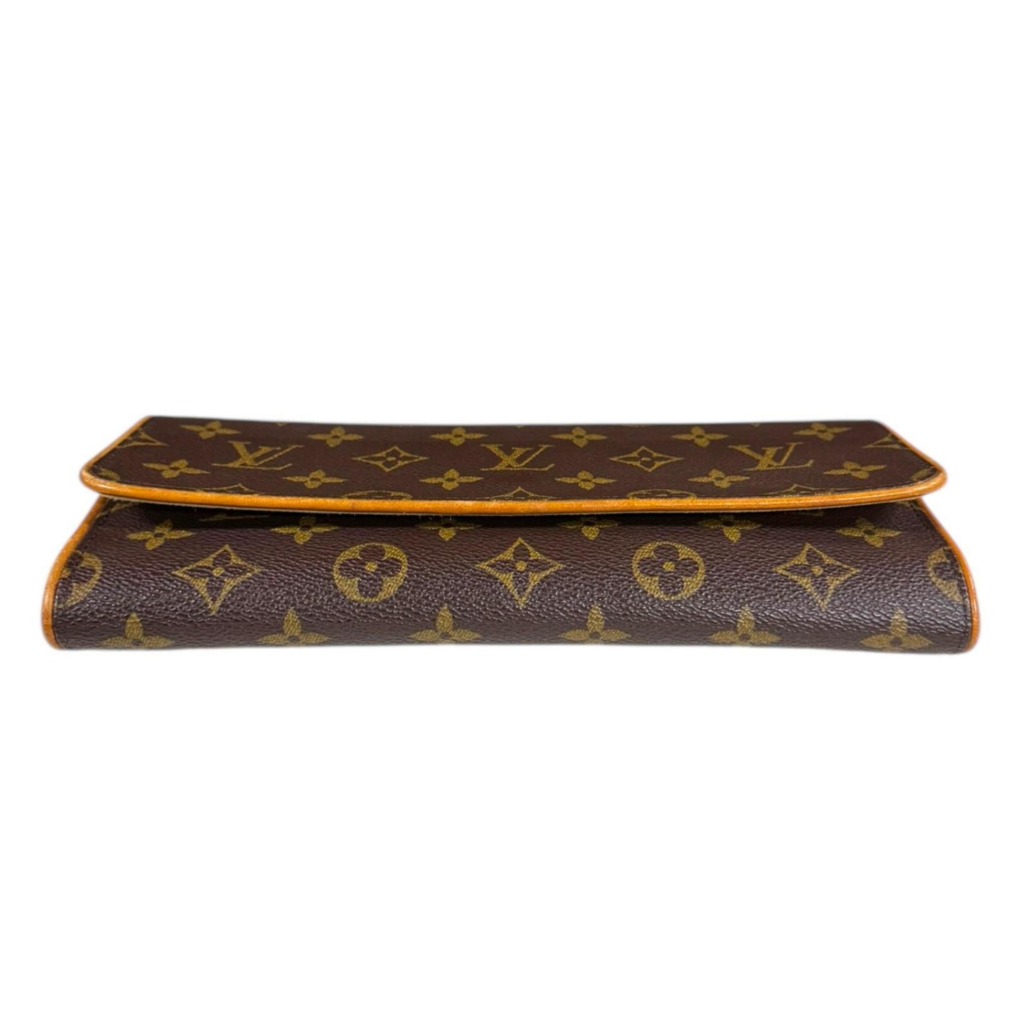 Louis Vuitton Monogram Brown Monogram Pochette Shoulder Bag