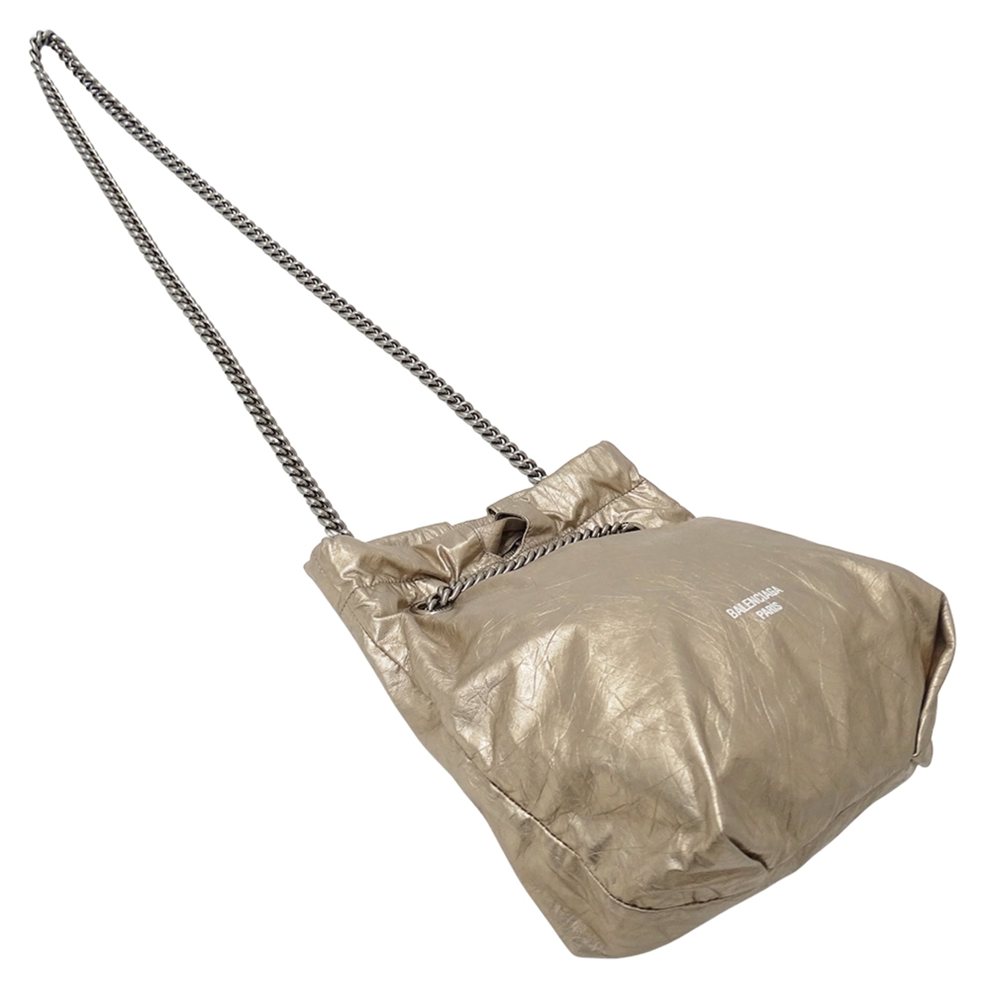 Balenciaga Metallic Leather Handbag Shoulder