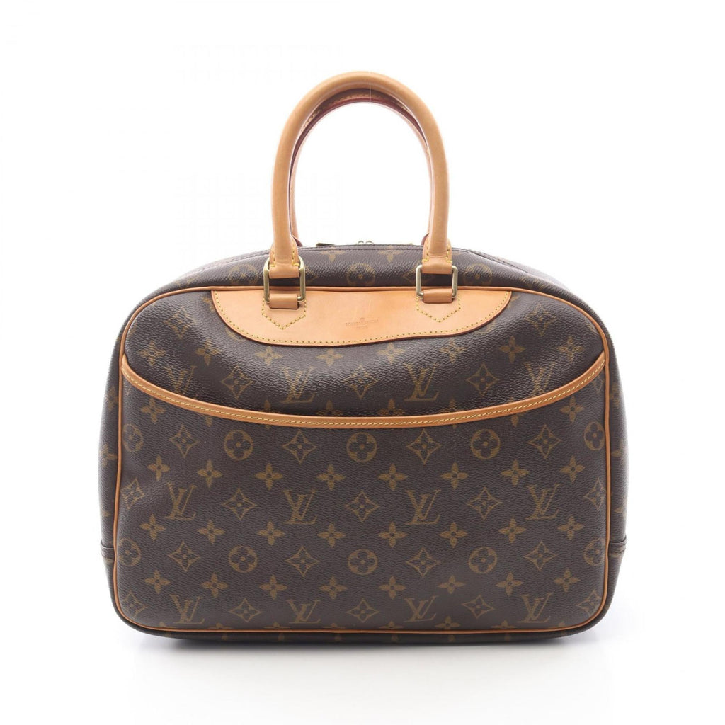 Louis Vuitton Brown Monogram Coated Canvas Leather Handbag