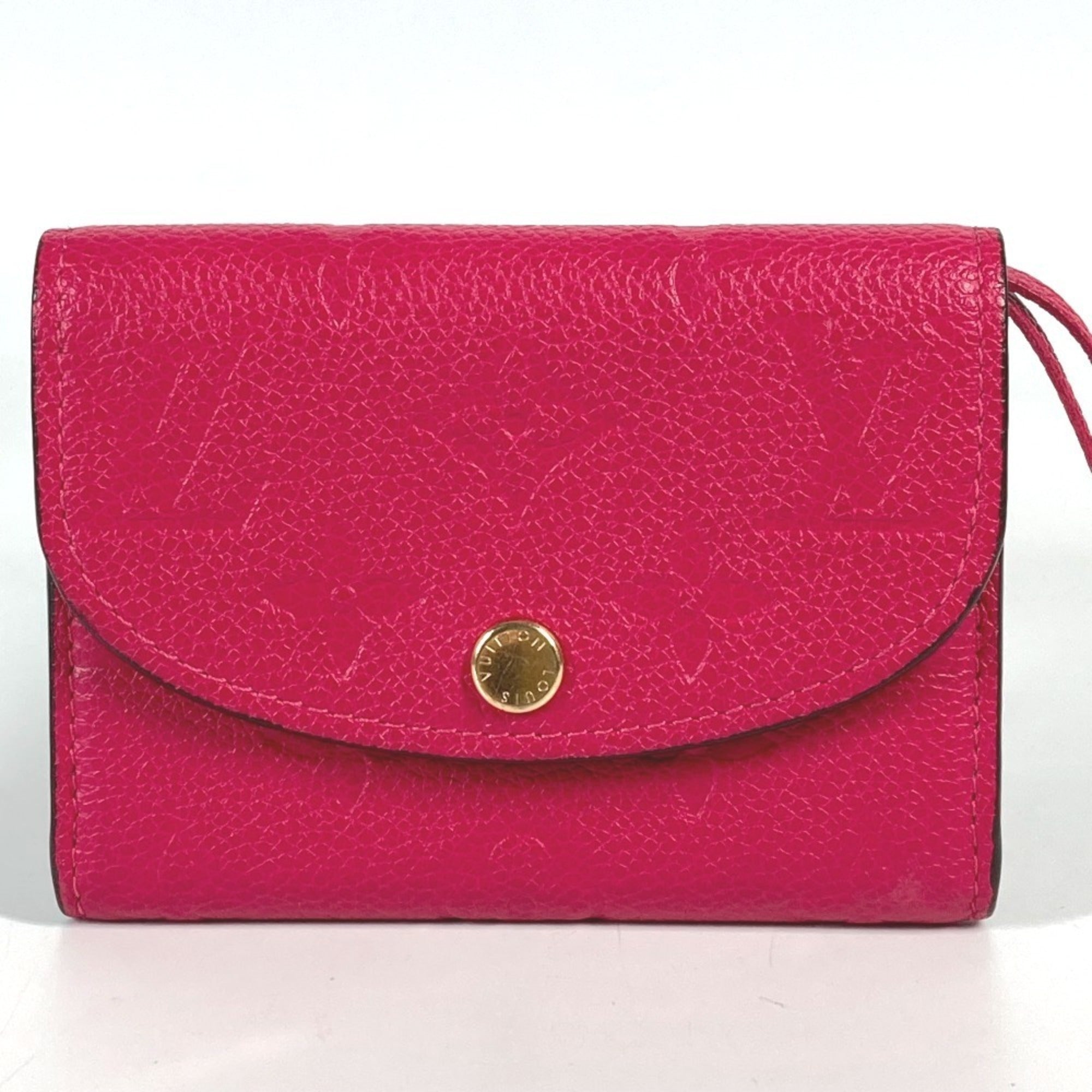 Louis Vuitton Monogram Empreinte Pink Monogram Empreinte Long Wallet