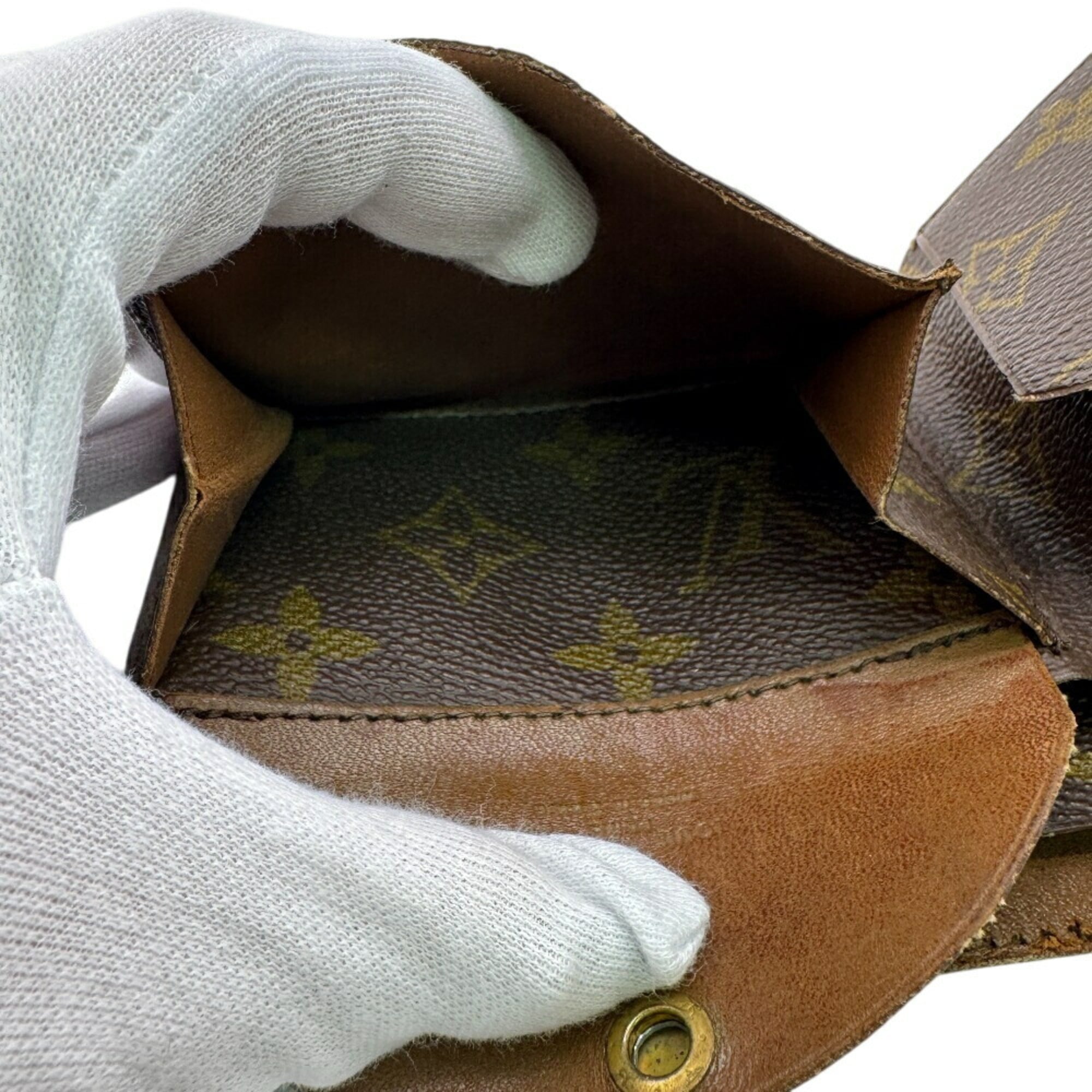 Louis Vuitton Brown Leather Wallet