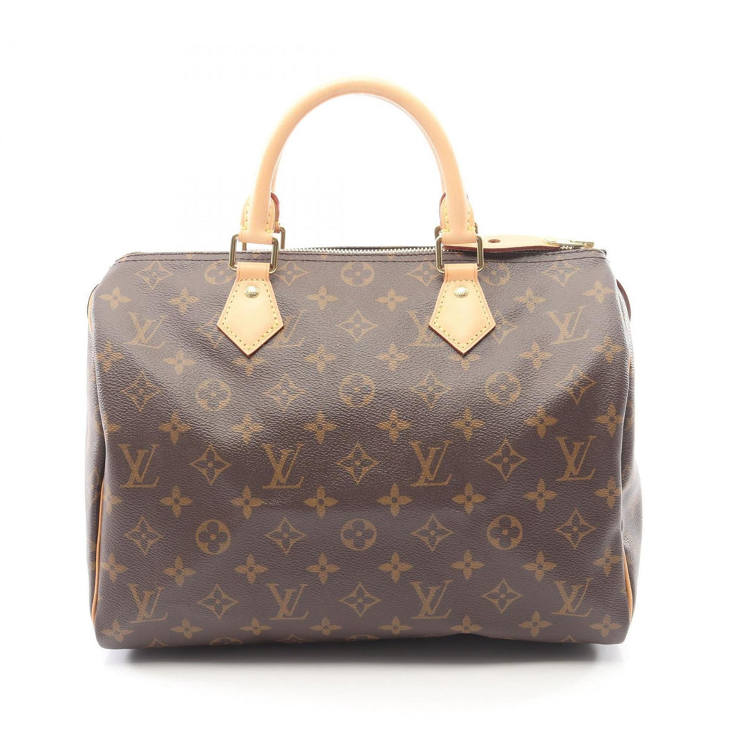 Louis Vuitton Brown Monogram Coated Canvas Leather Handbag