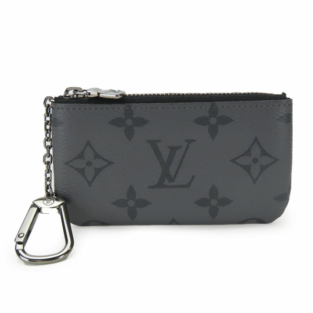 Louis Vuitton Monogram Eclipse Black Gray Monogram Eclipse Coin Purse/Coin Case