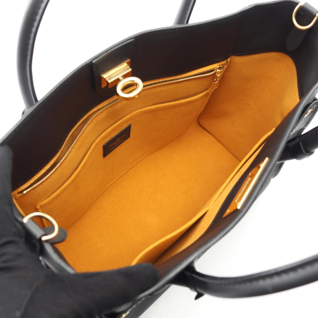 Louis Vuitton Black Leather Handbag