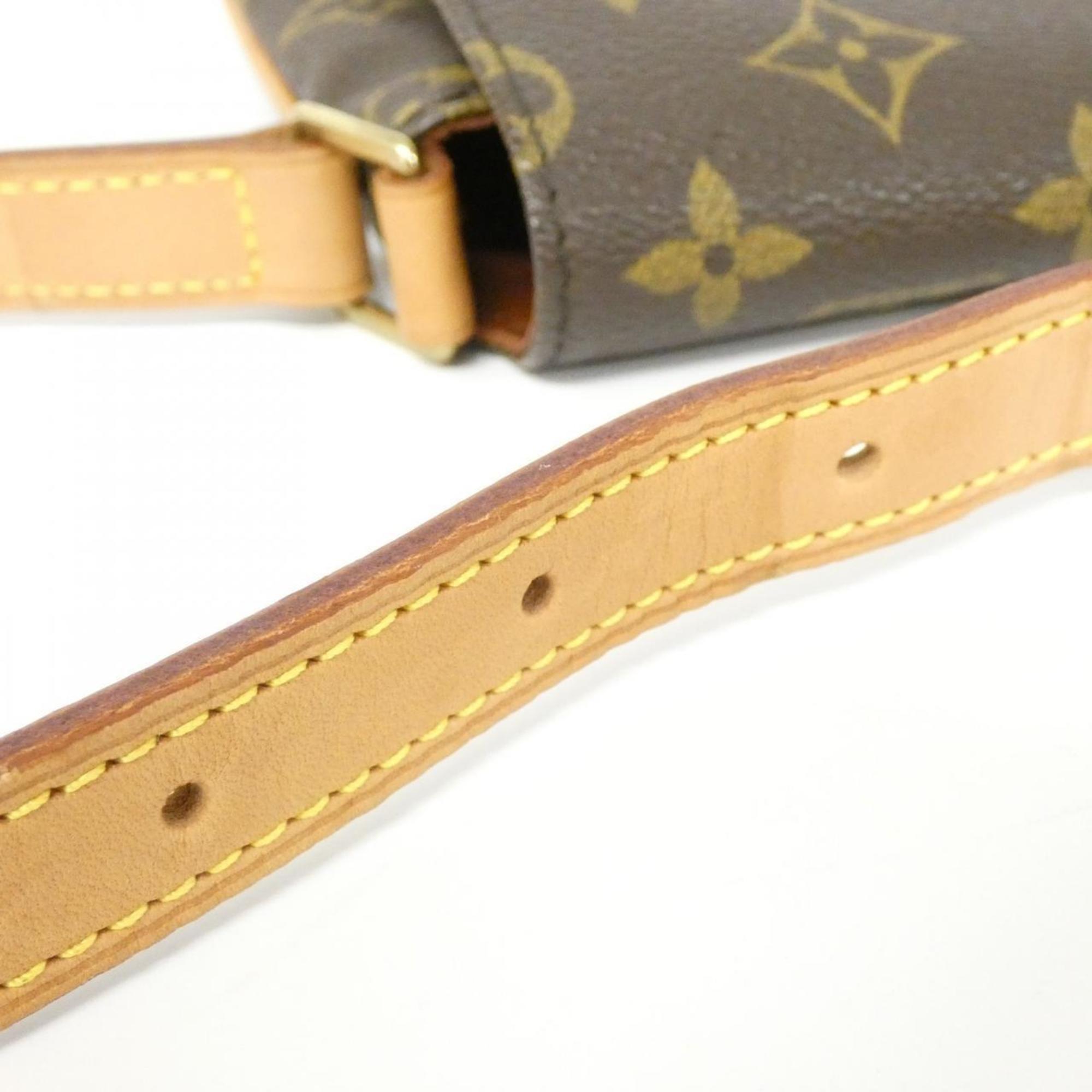 Louis Vuitton Monogram Marron Coated Canvas Shoulder Bag