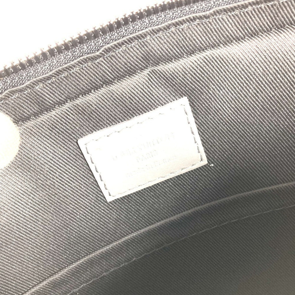 Louis Vuitton Gray Monogram Shadow Clutch Bag Shoulder Bag
