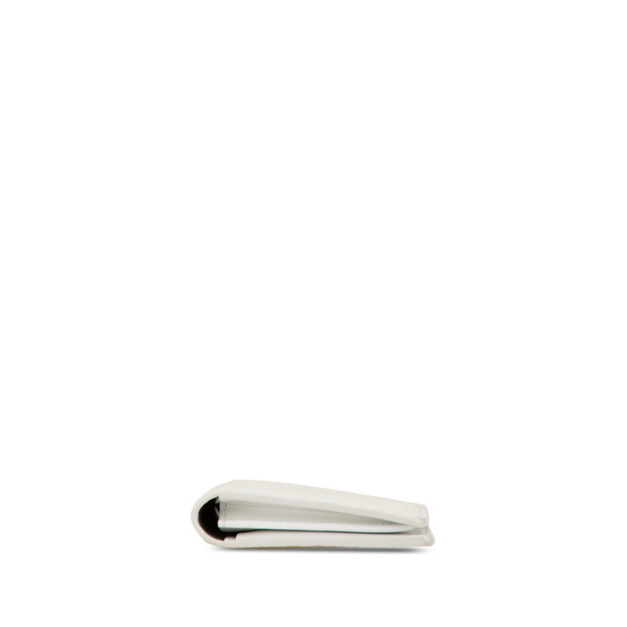 Louis Vuitton White Leather Long Wallet