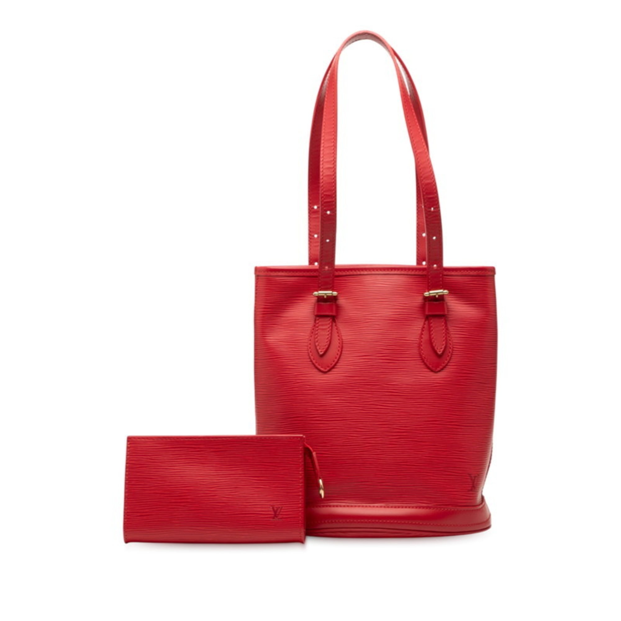 Louis Vuitton Red Color Rouge Leather Handbag