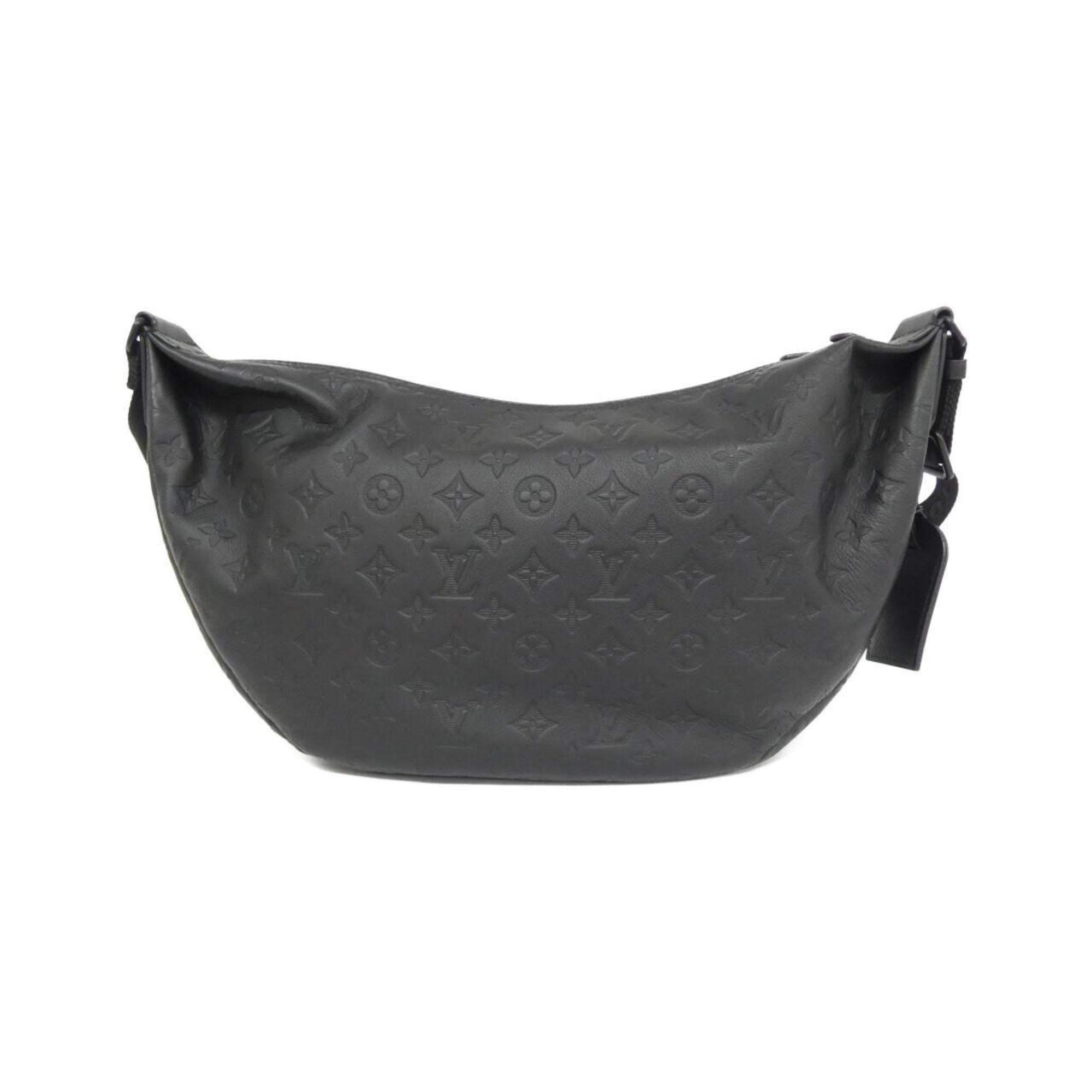 Louis Vuitton Black Leather Shoulder Bag