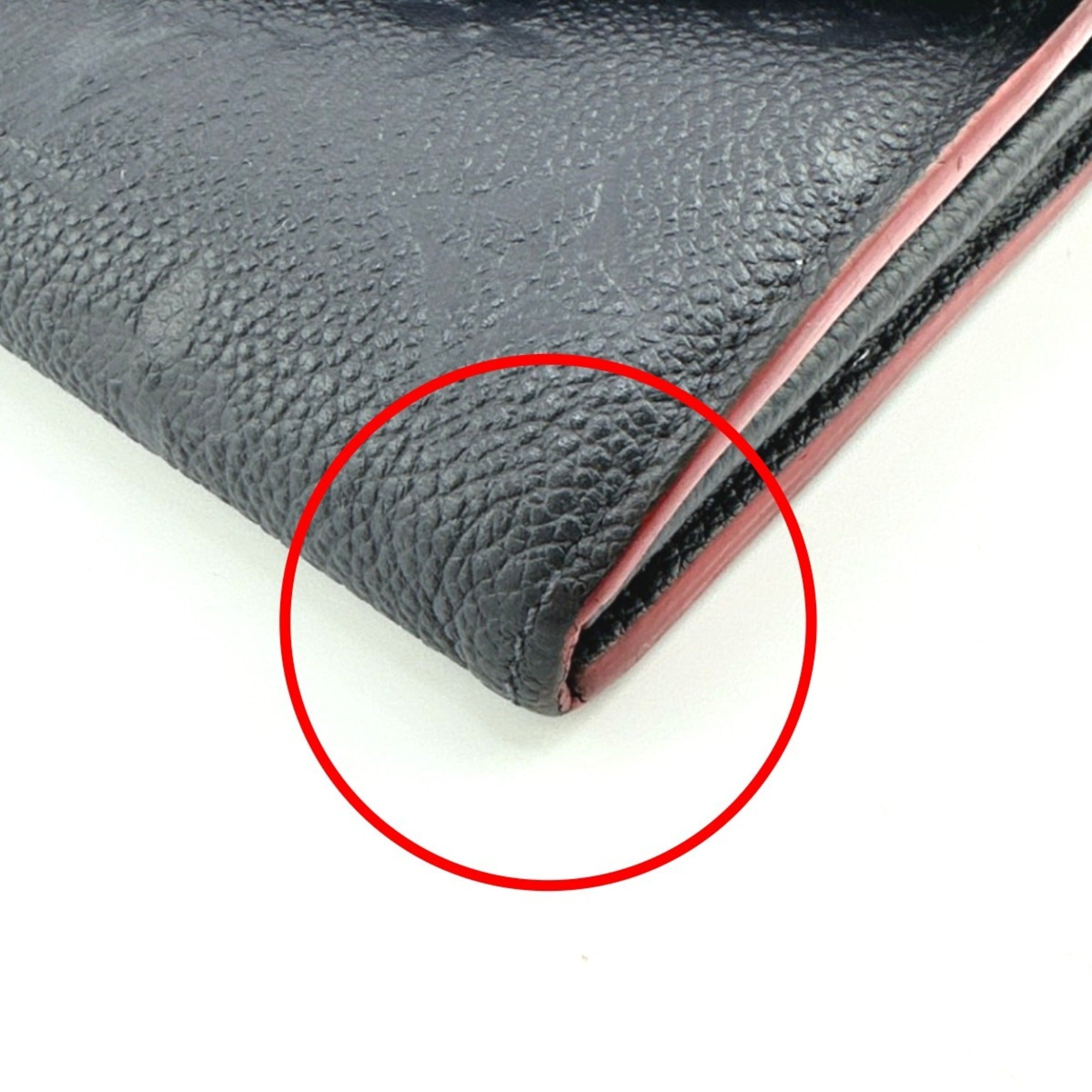 Louis Vuitton Marine Rouge Monogram Empreinte Long Wallet