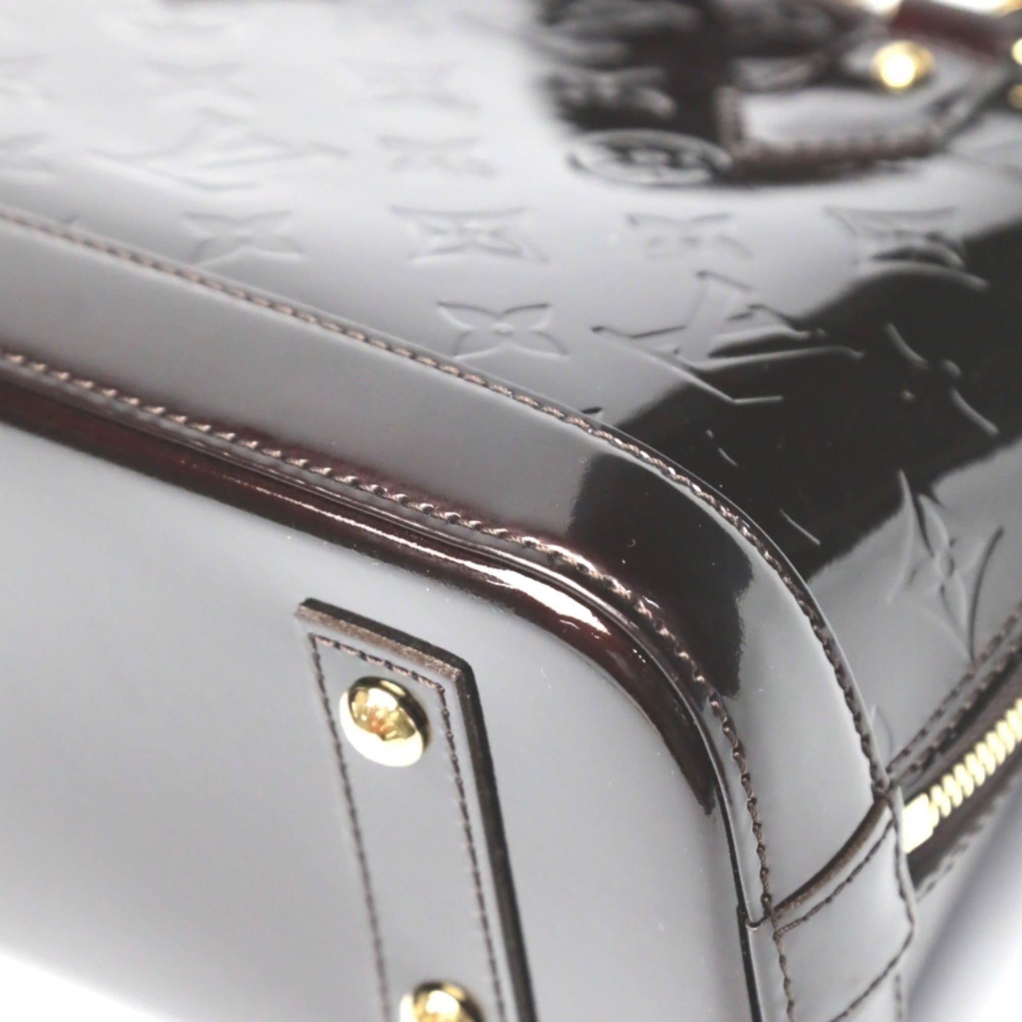 Louis Vuitton Amarante Monogram Vernis Handbag