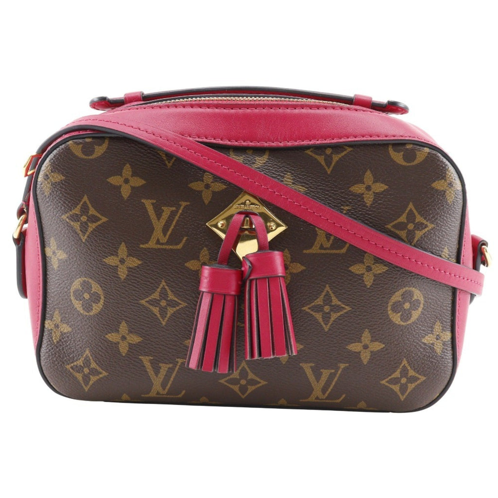 Louis Vuitton Brown Red Color Monogram Shoulder Bag