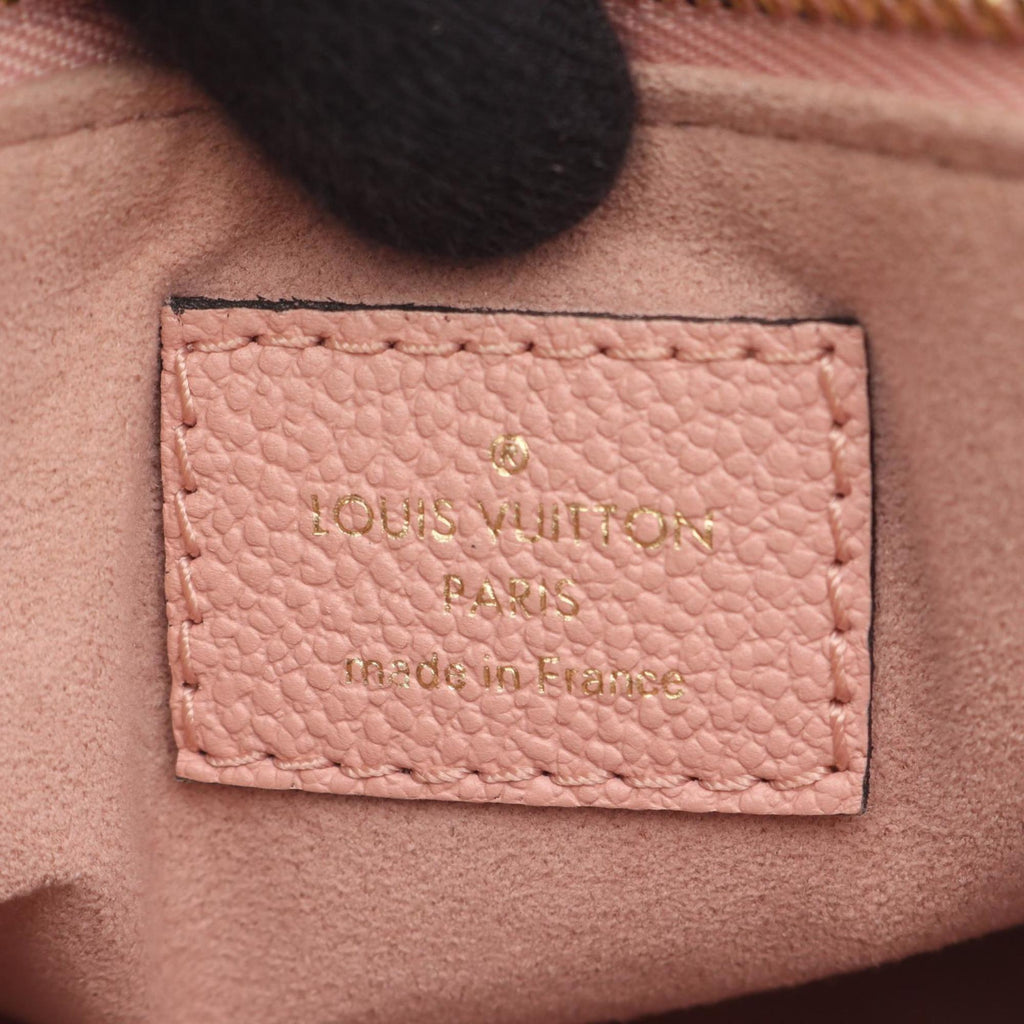 Louis Vuitton Brown Monogram Pink Coated Canvas Shoulder Bag