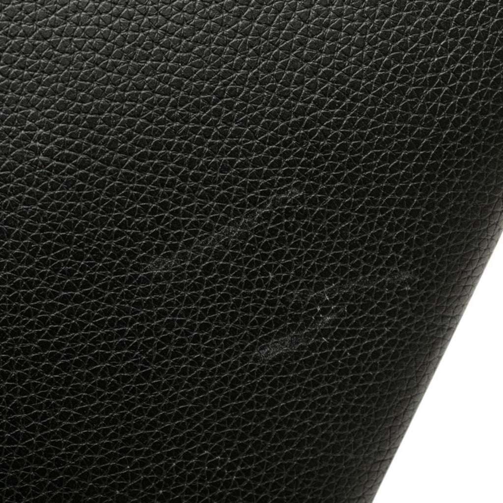 Louis Vuitton Taurillon Black Noir Leather Clutch Bag Pochette
