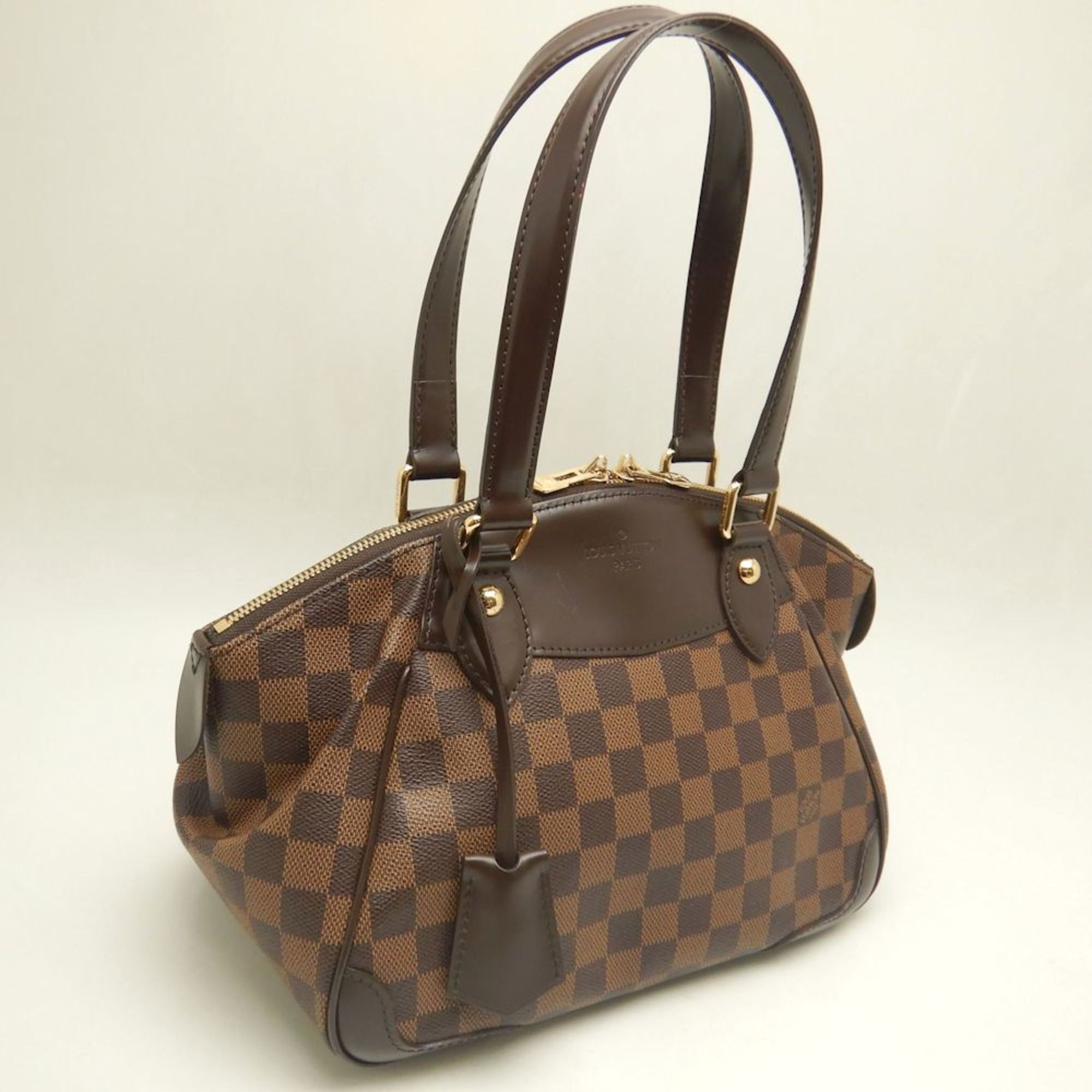 Louis Vuitton Damier Canvas Ebene Damier Canvas Handbag